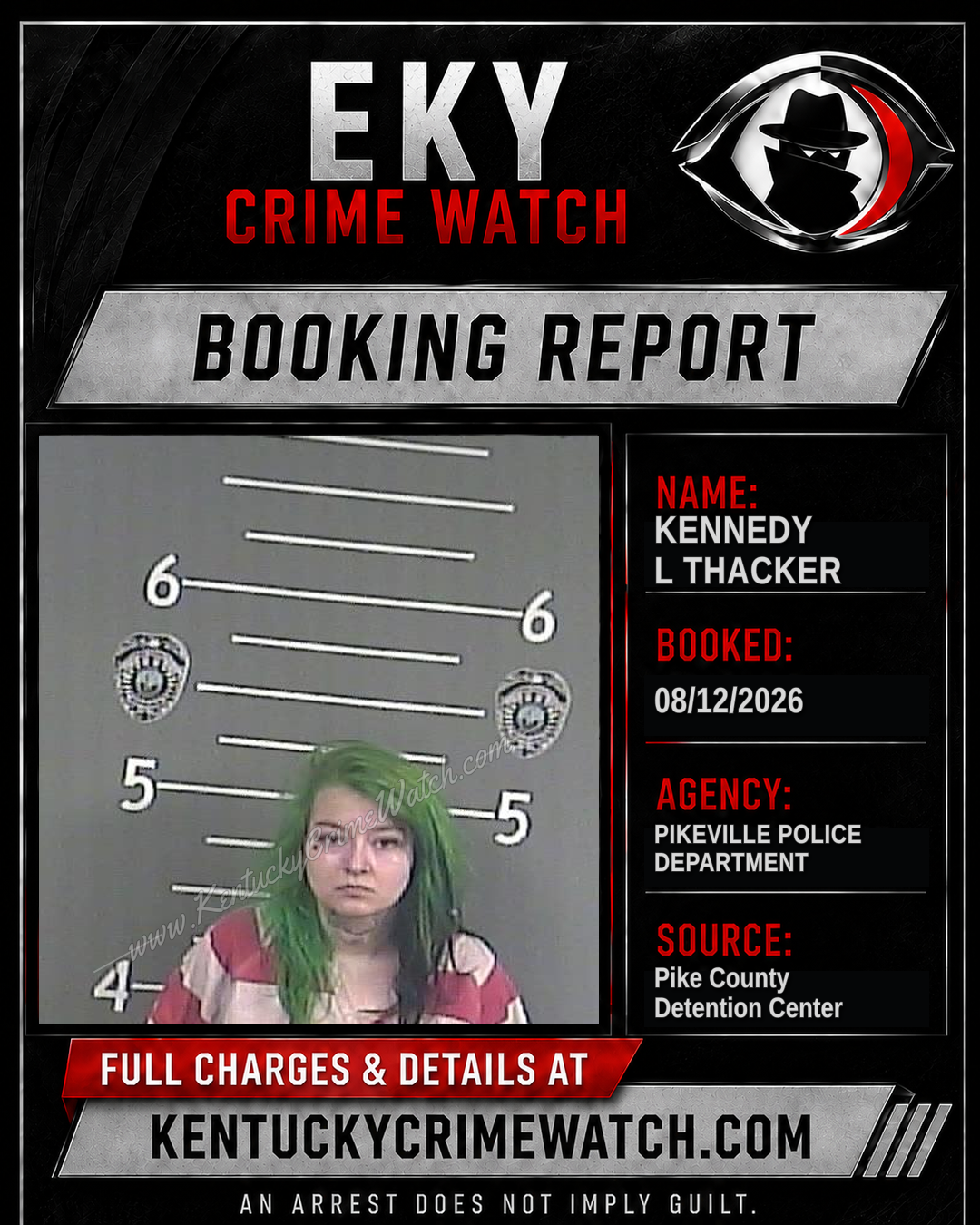 KENNEDY L THACKER booking image
