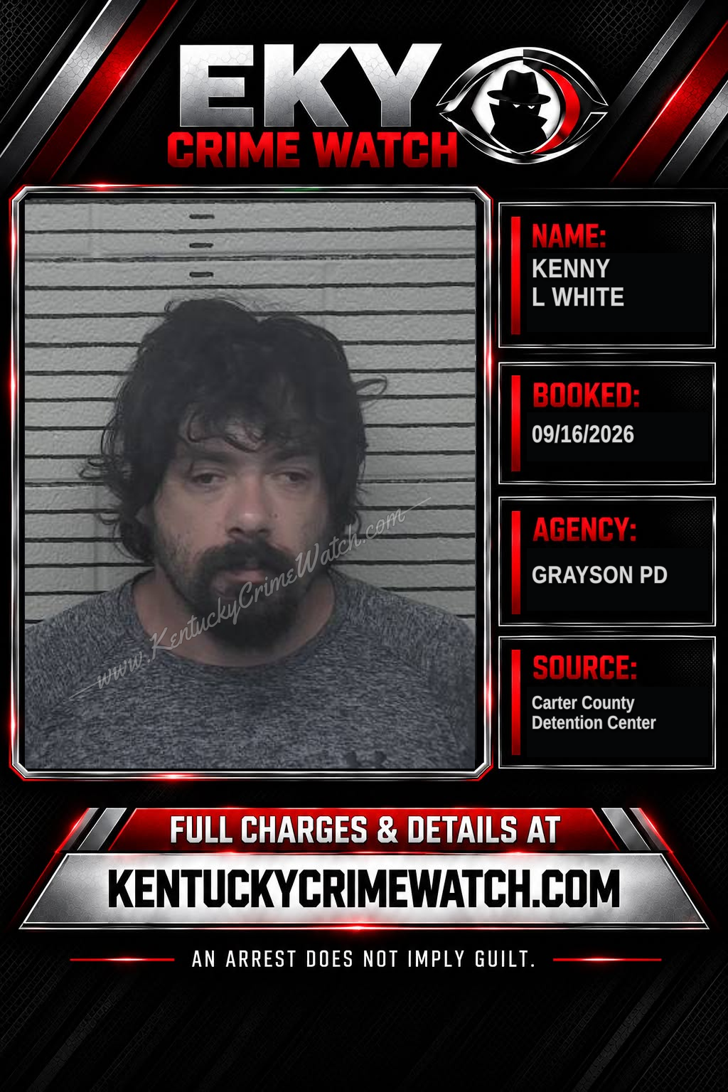 KENNY L WHITE booking image