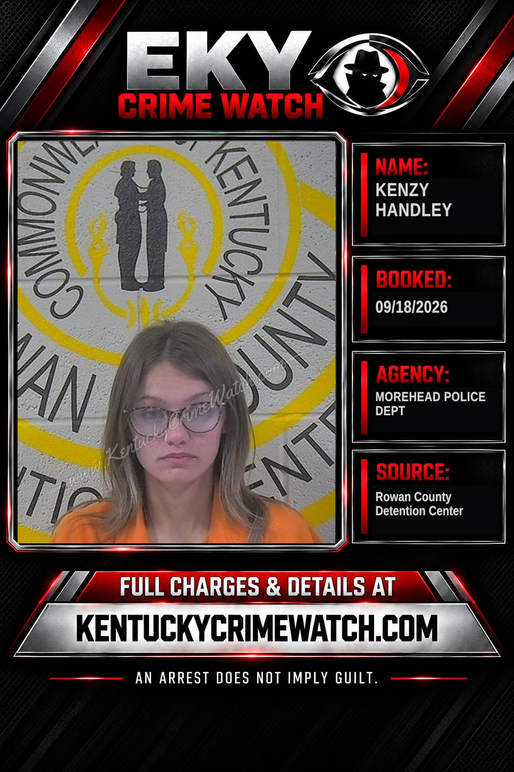 KENZY HANDLEY booking image