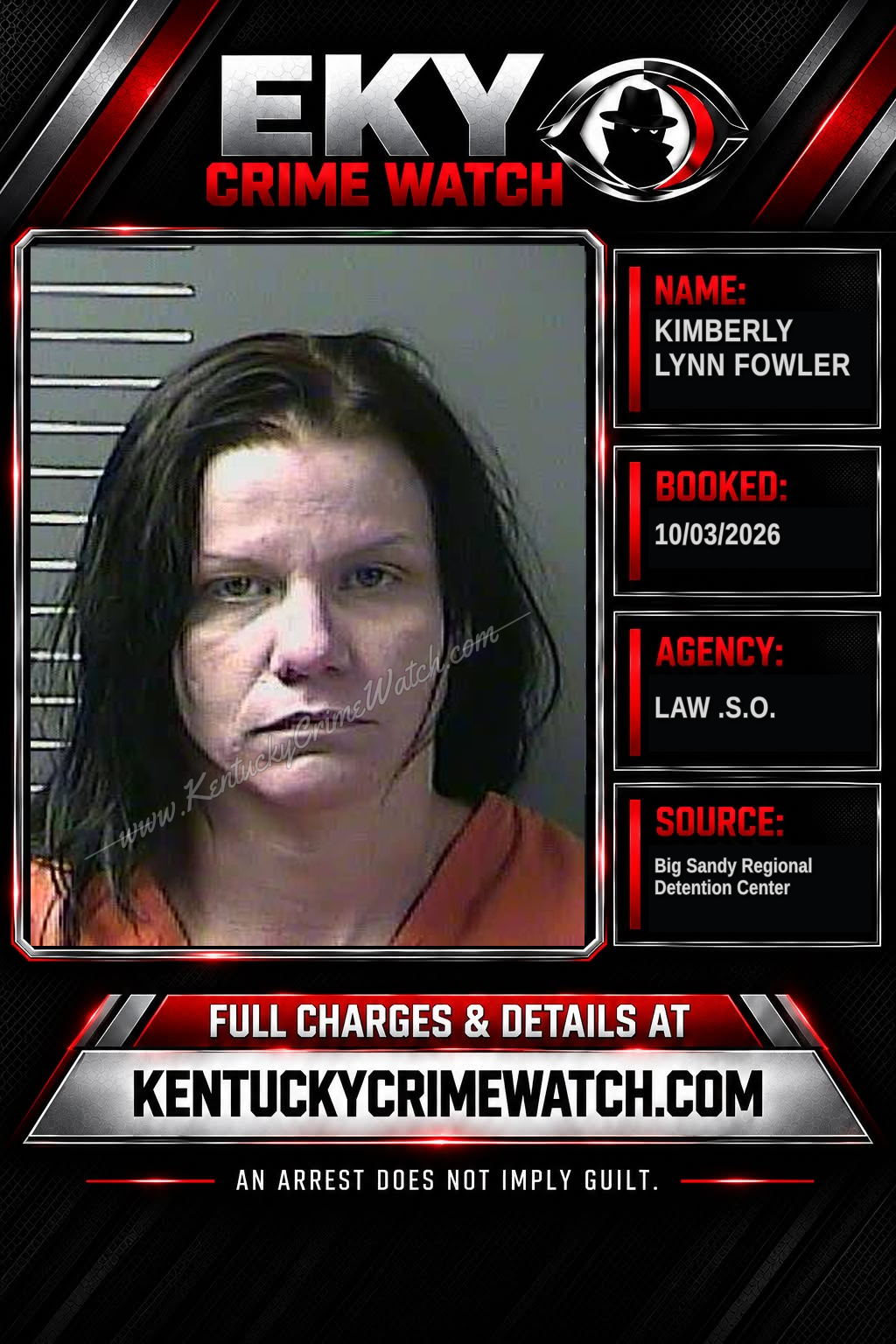 KIMBERLY LYNN FOWLER booking image