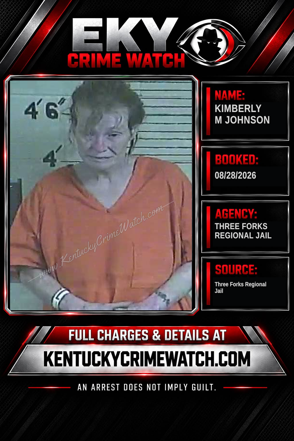 Kimberly M Johnson booking image