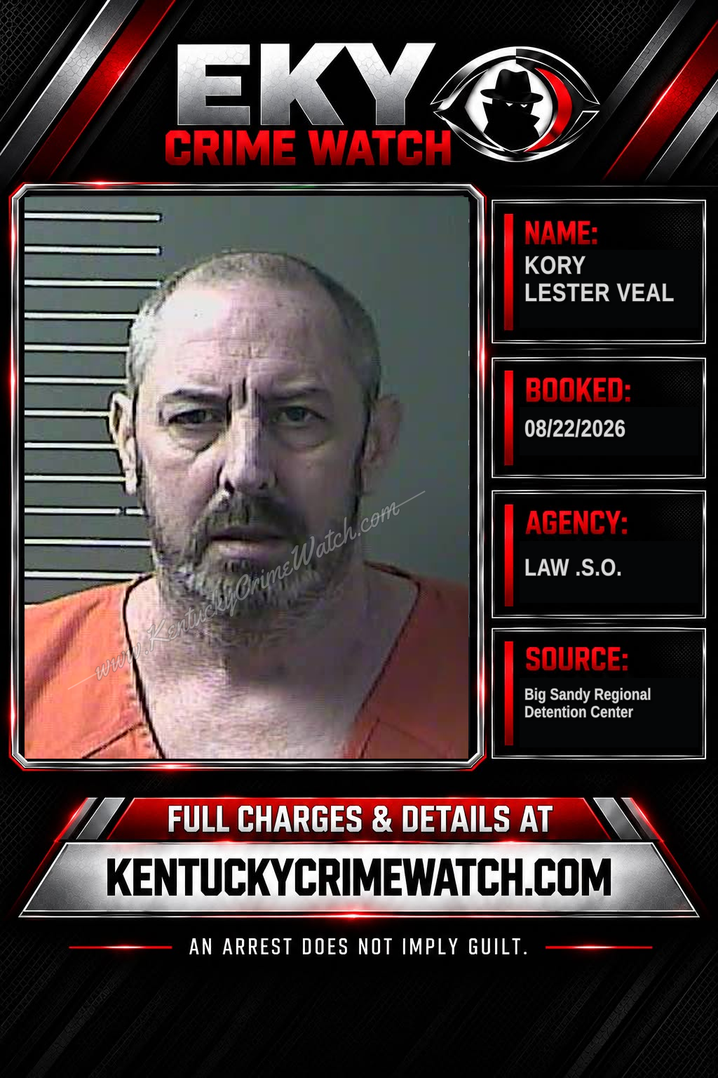 KORY LESTER VEAL booking image