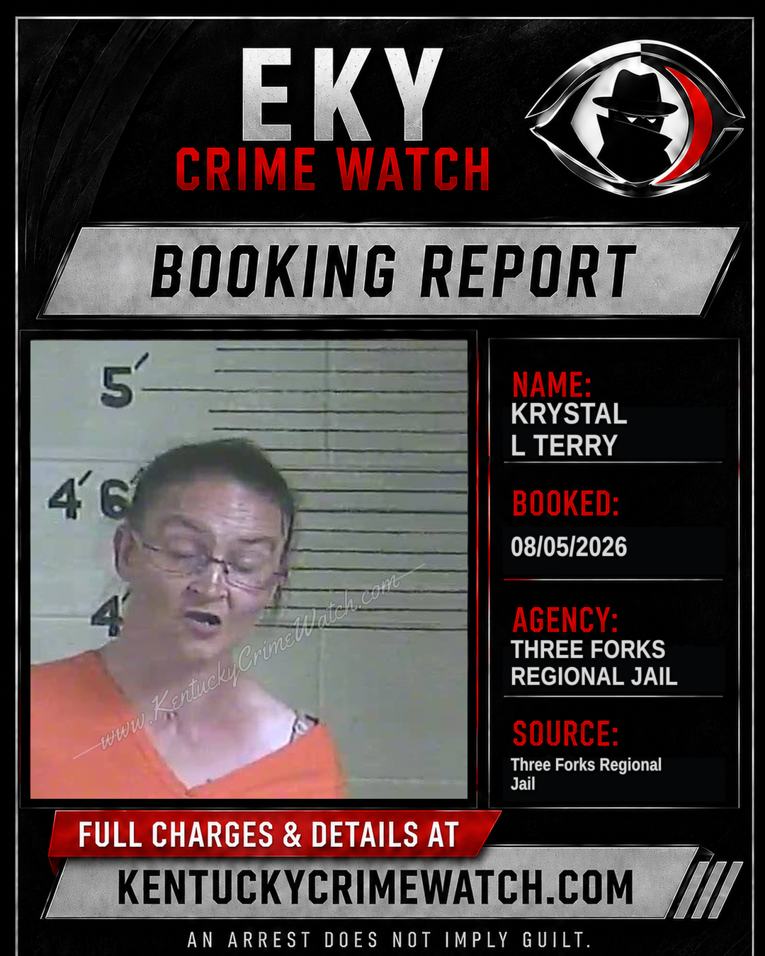 Krystal L Terry booking image