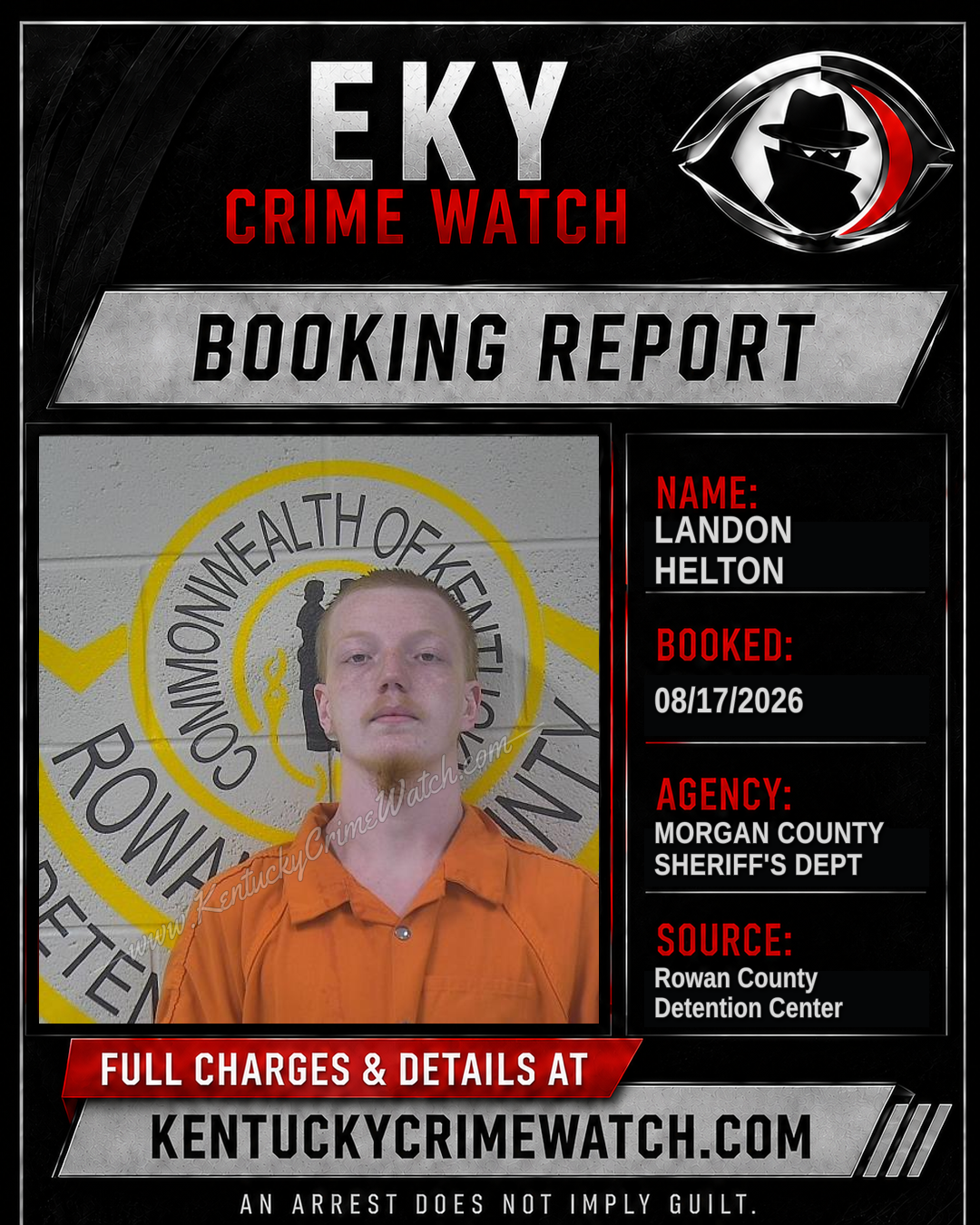 LANDON HELTON booking image