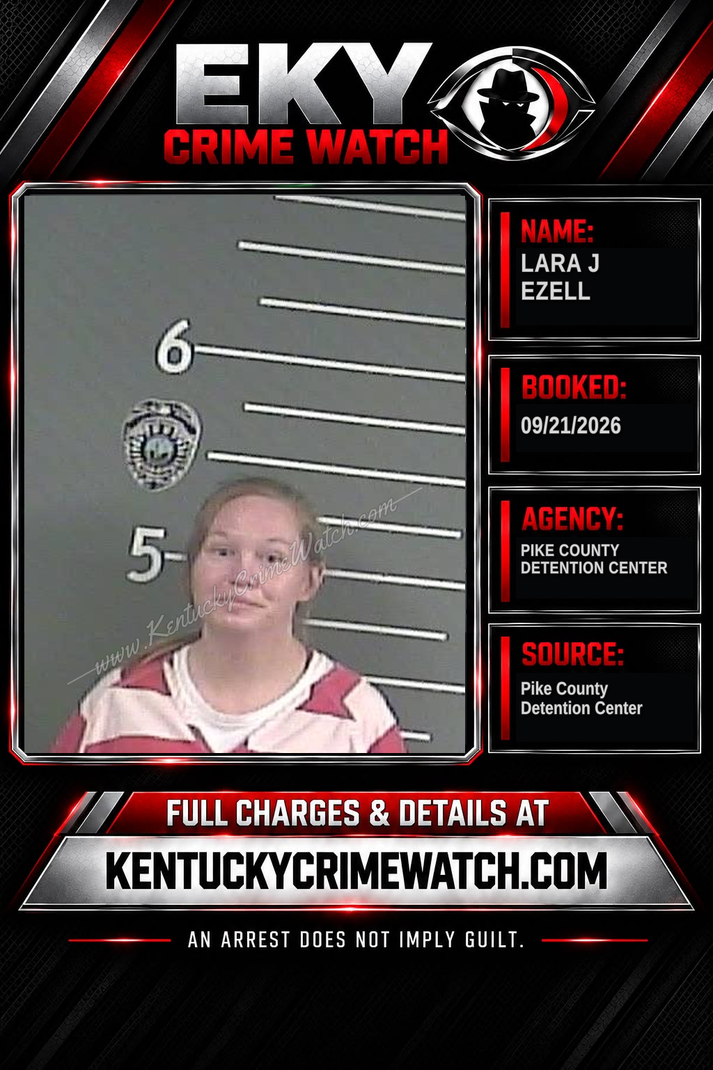 LARA J EZELL booking image