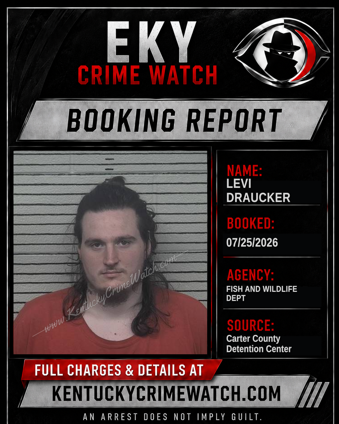 LEVI DRAUCKER booking image