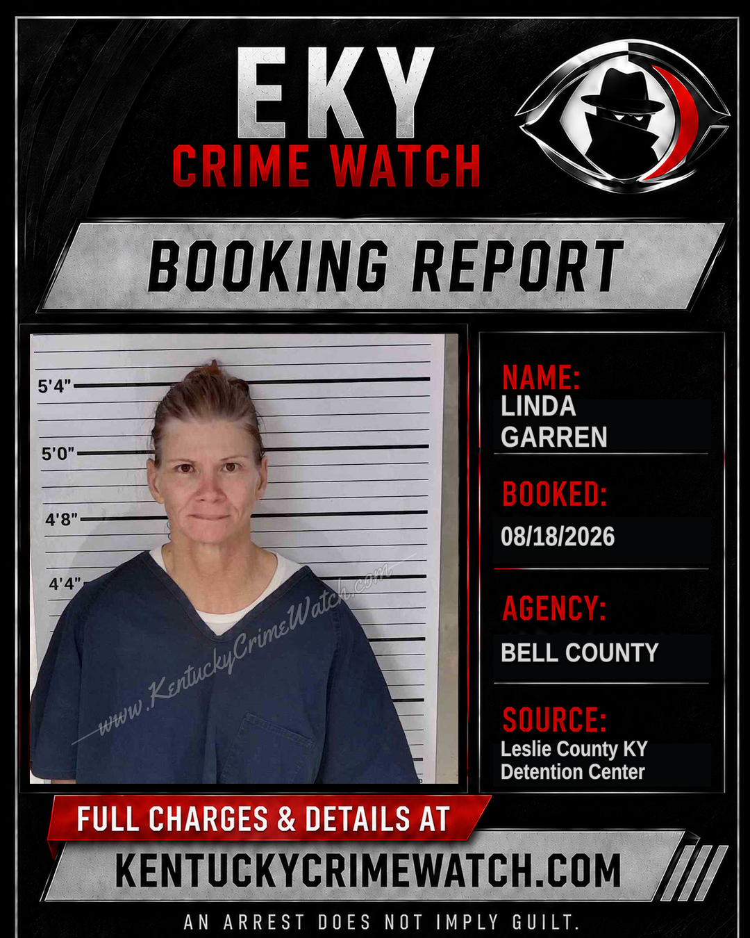 LINDA GARREN booking image