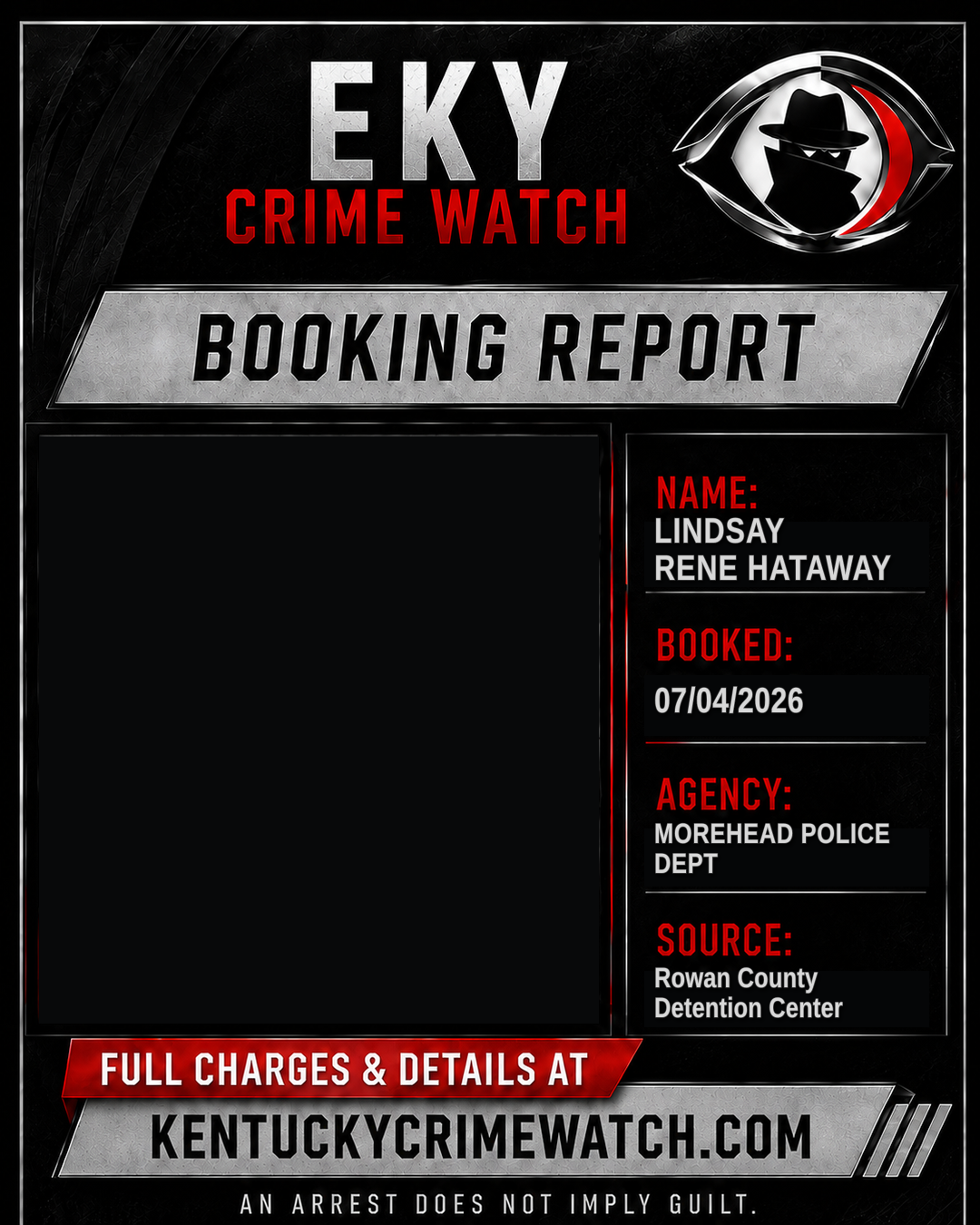 LINDSAY RENE HATAWAY booking report card