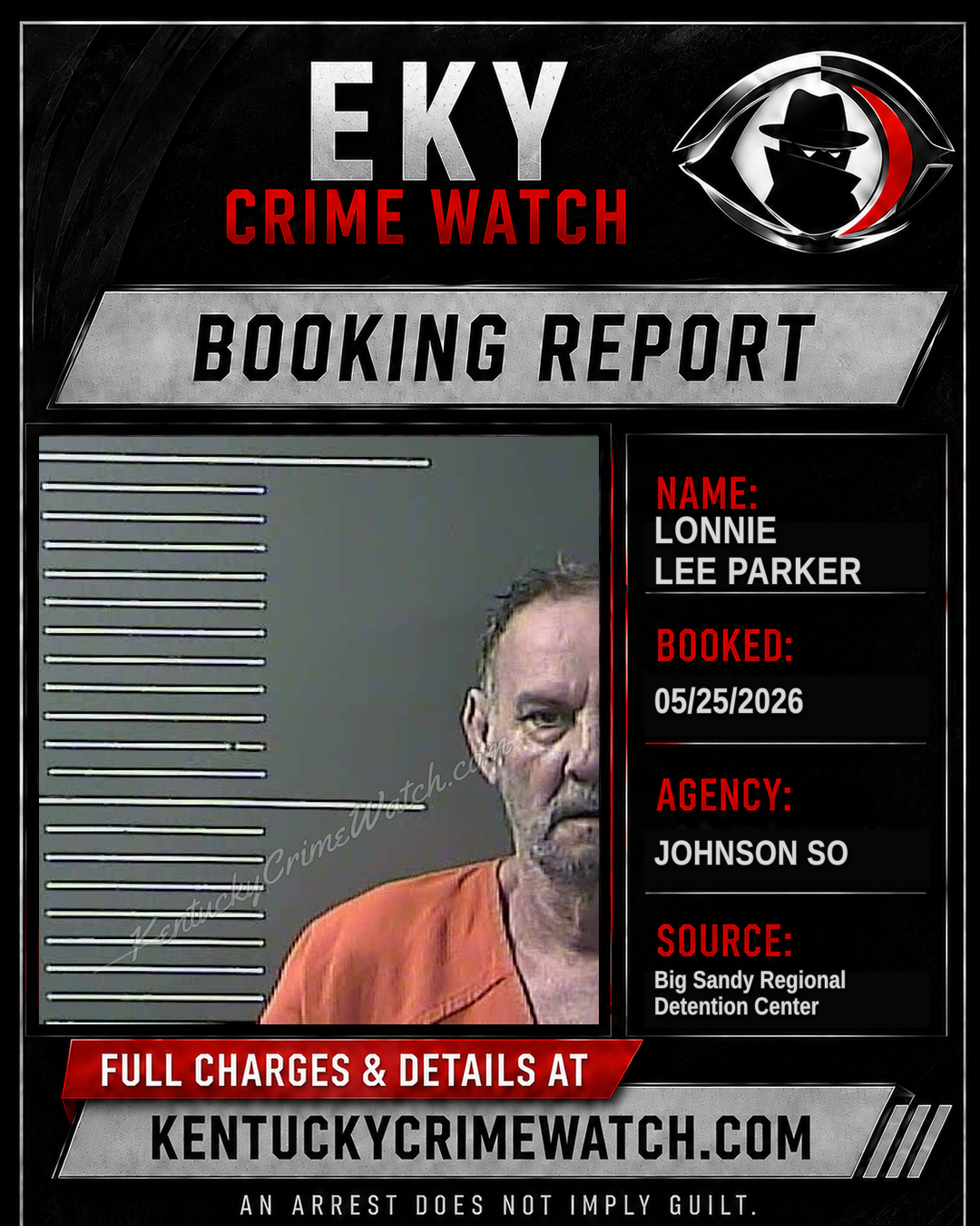 LONNIE LEE PARKER booking image