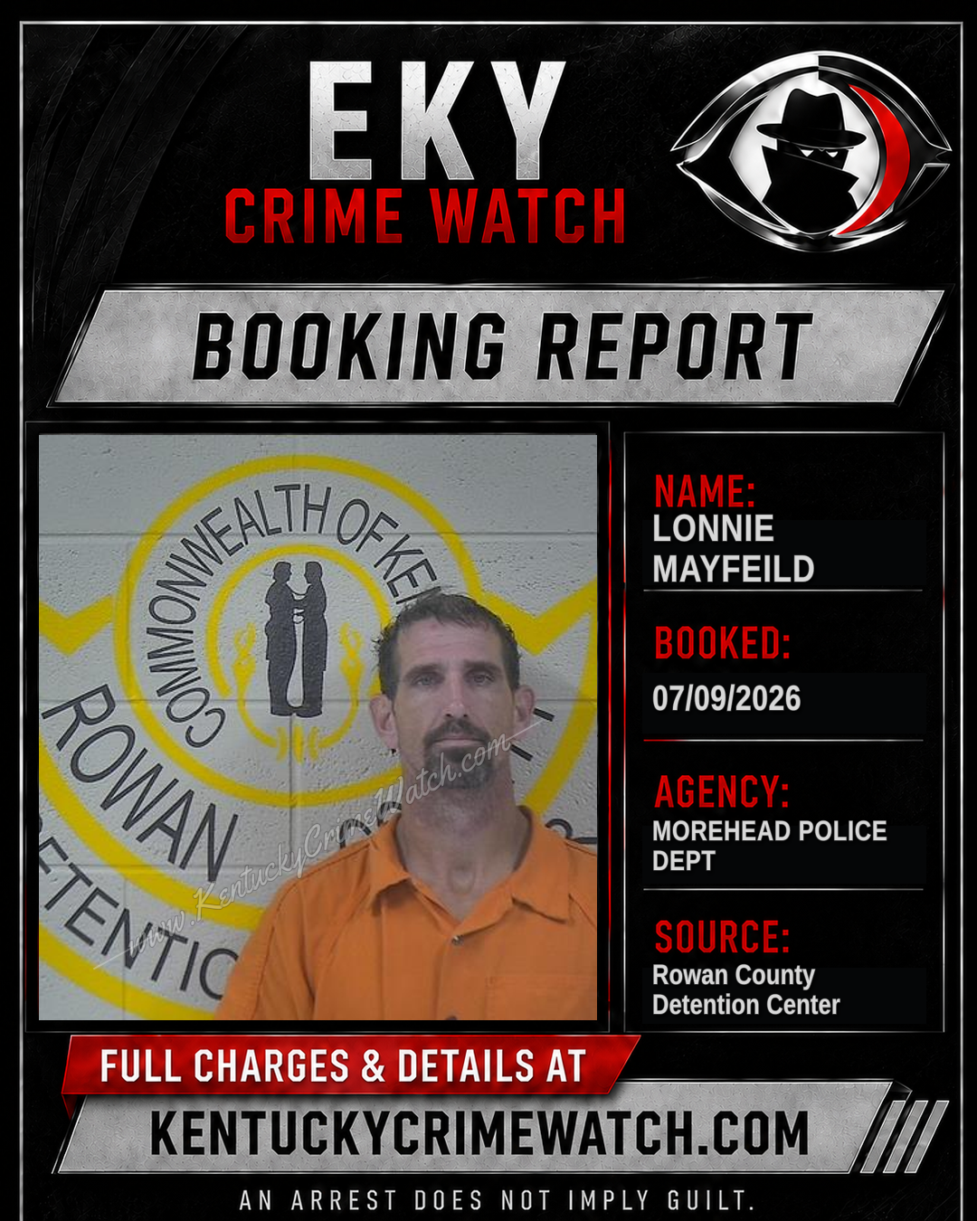 LONNIE MAYFEILD booking image