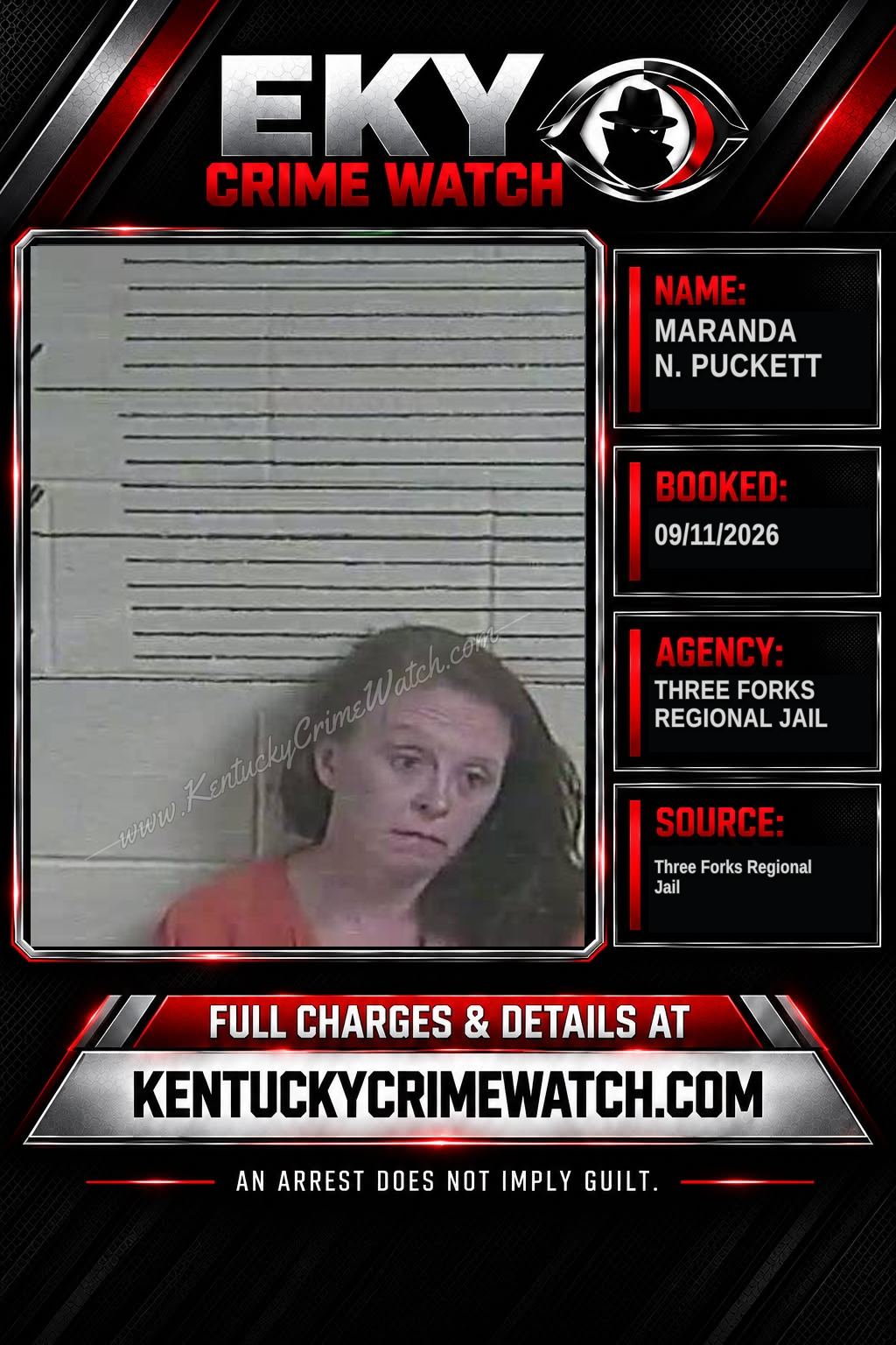 Maranda N. Puckett booking image