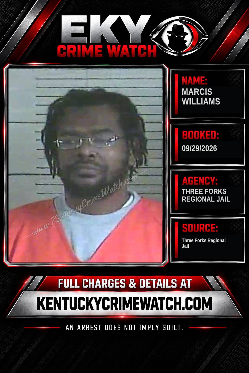 Marcis Williams booking image