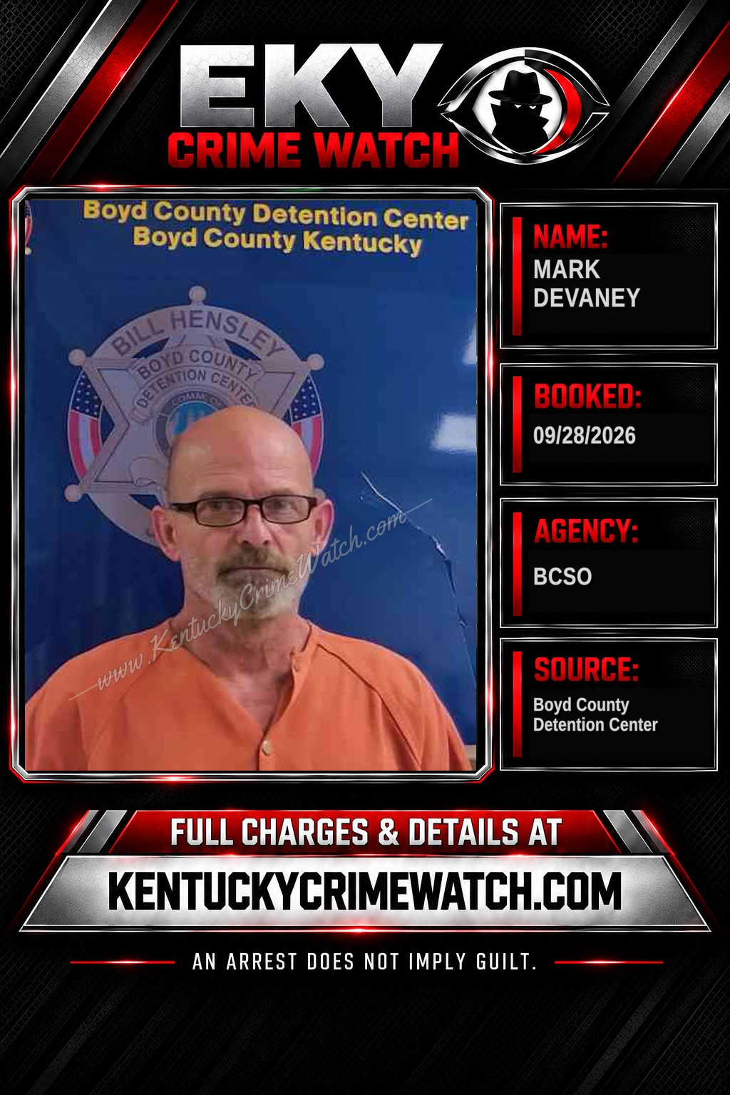 MARK DEVANEY booking image