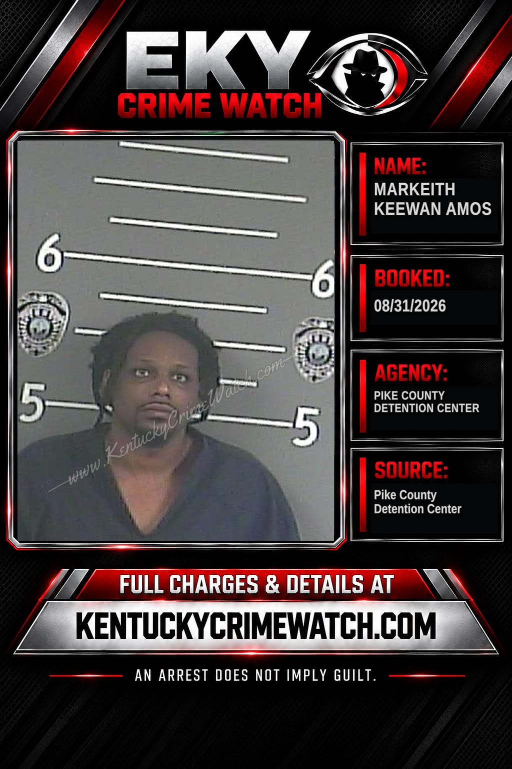 MARKEITH KEEWAN AMOS booking image