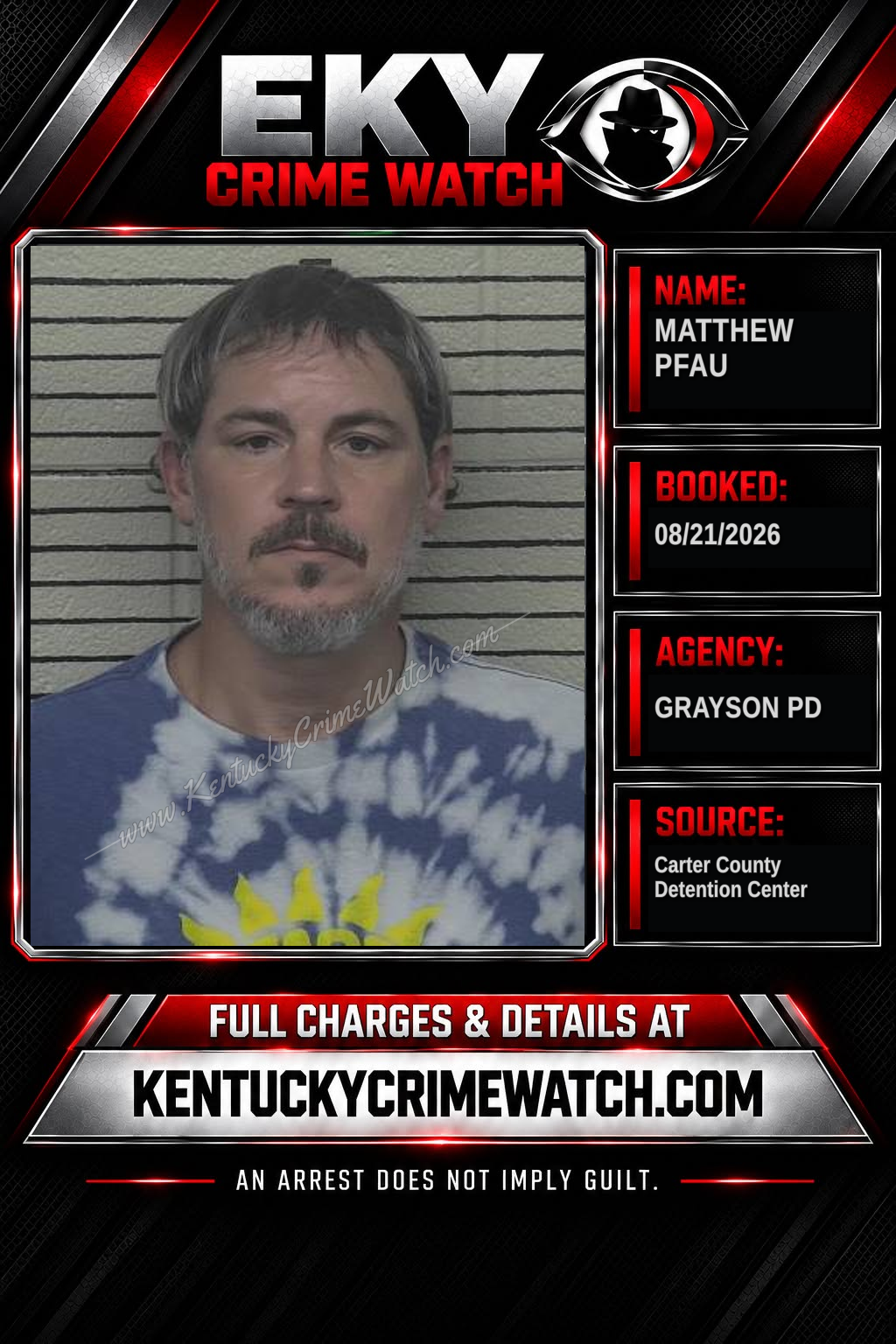 MATTHEW PFAU booking image