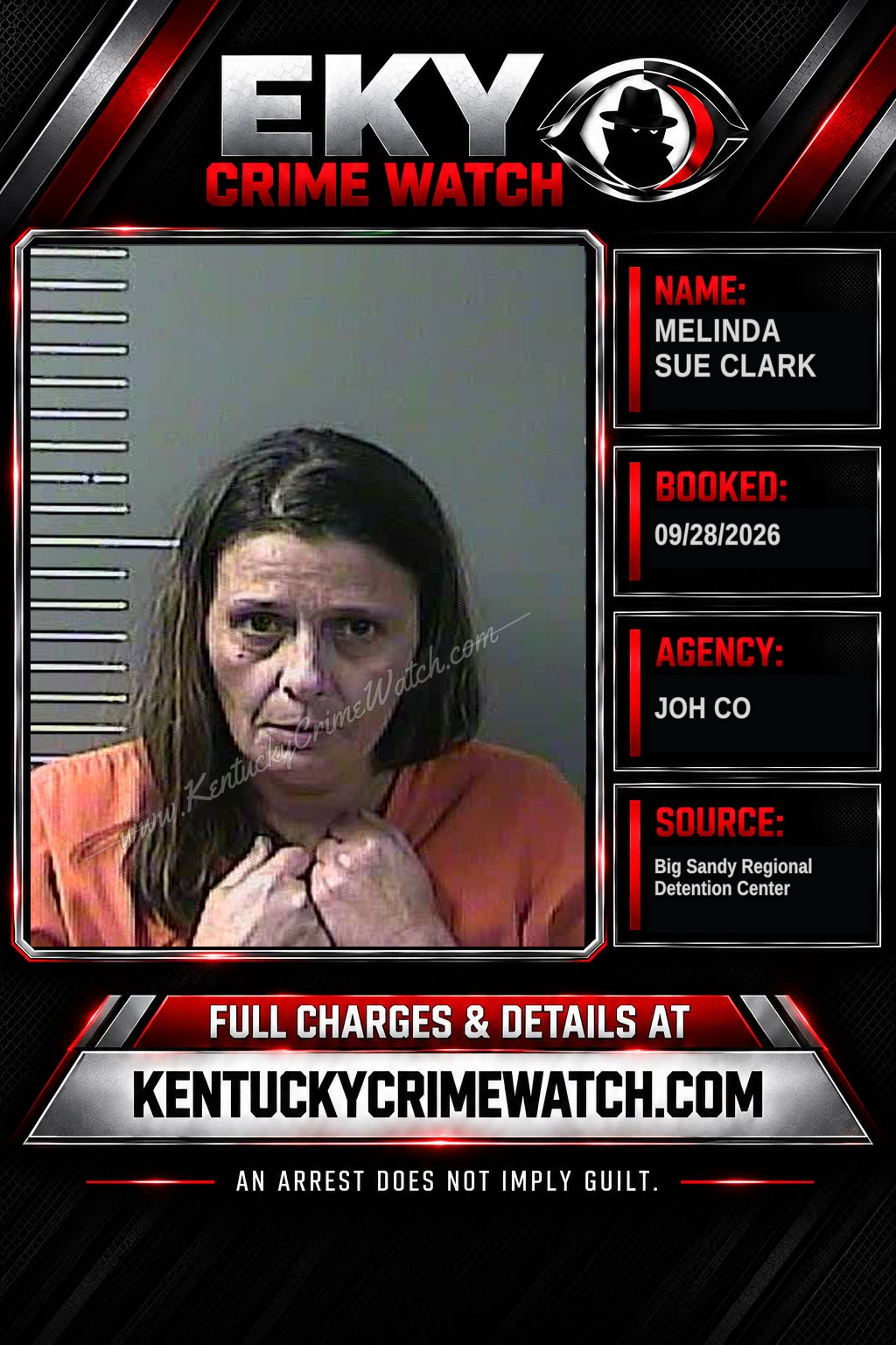 MELINDA SUE CLARK booking image