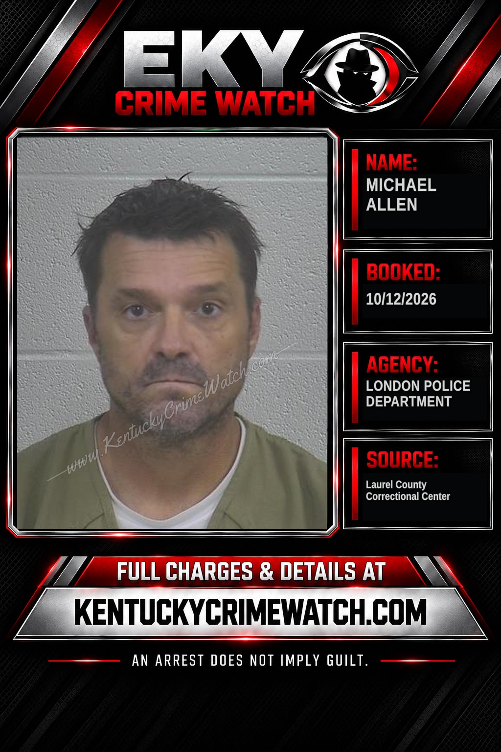MICHAEL ALLEN booking image