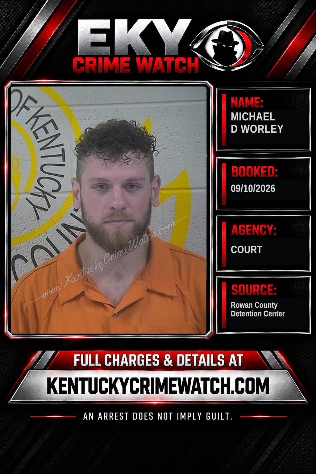 MICHAEL D WORLEY booking image