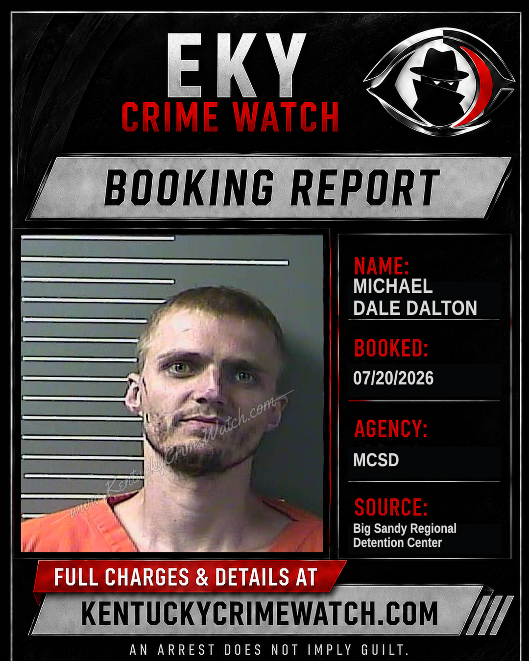 MICHAEL DALE DALTON booking image