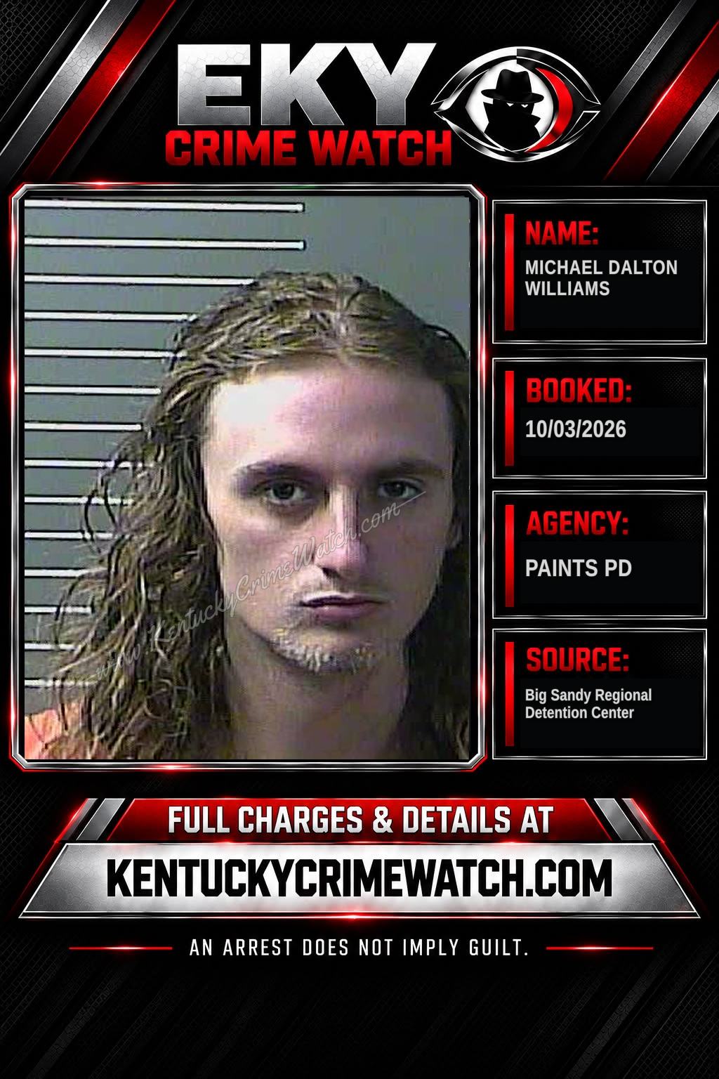 MICHAEL DALTON WILLIAMS booking image