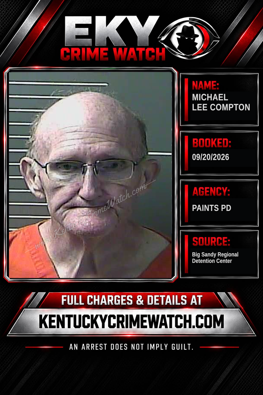 MICHAEL LEE COMPTON booking image