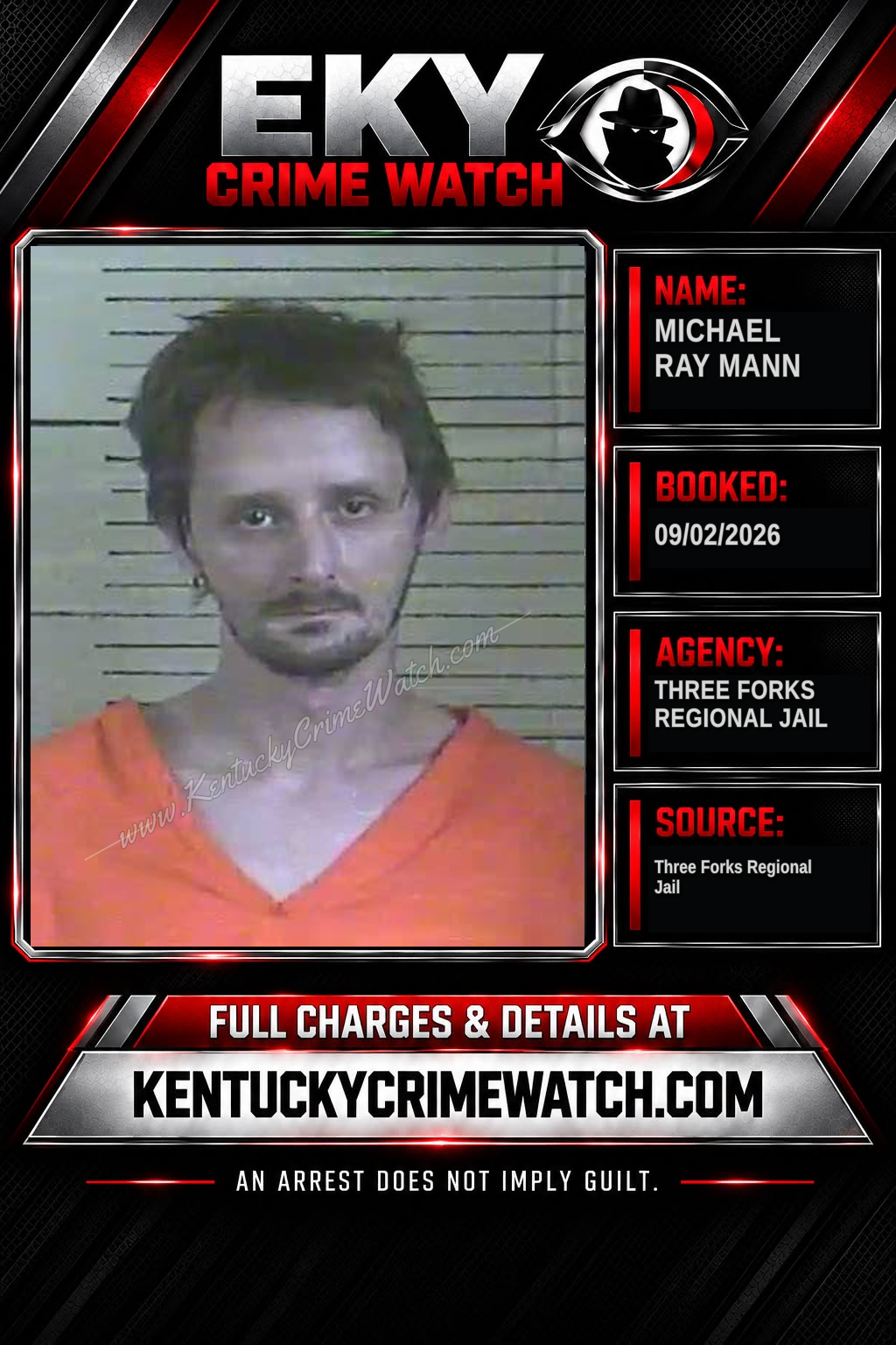 Michael RAY Mann booking image