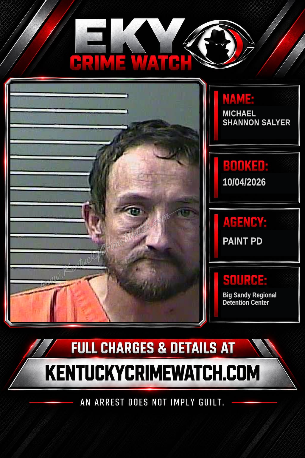 MICHAEL SHANNON SALYER booking image