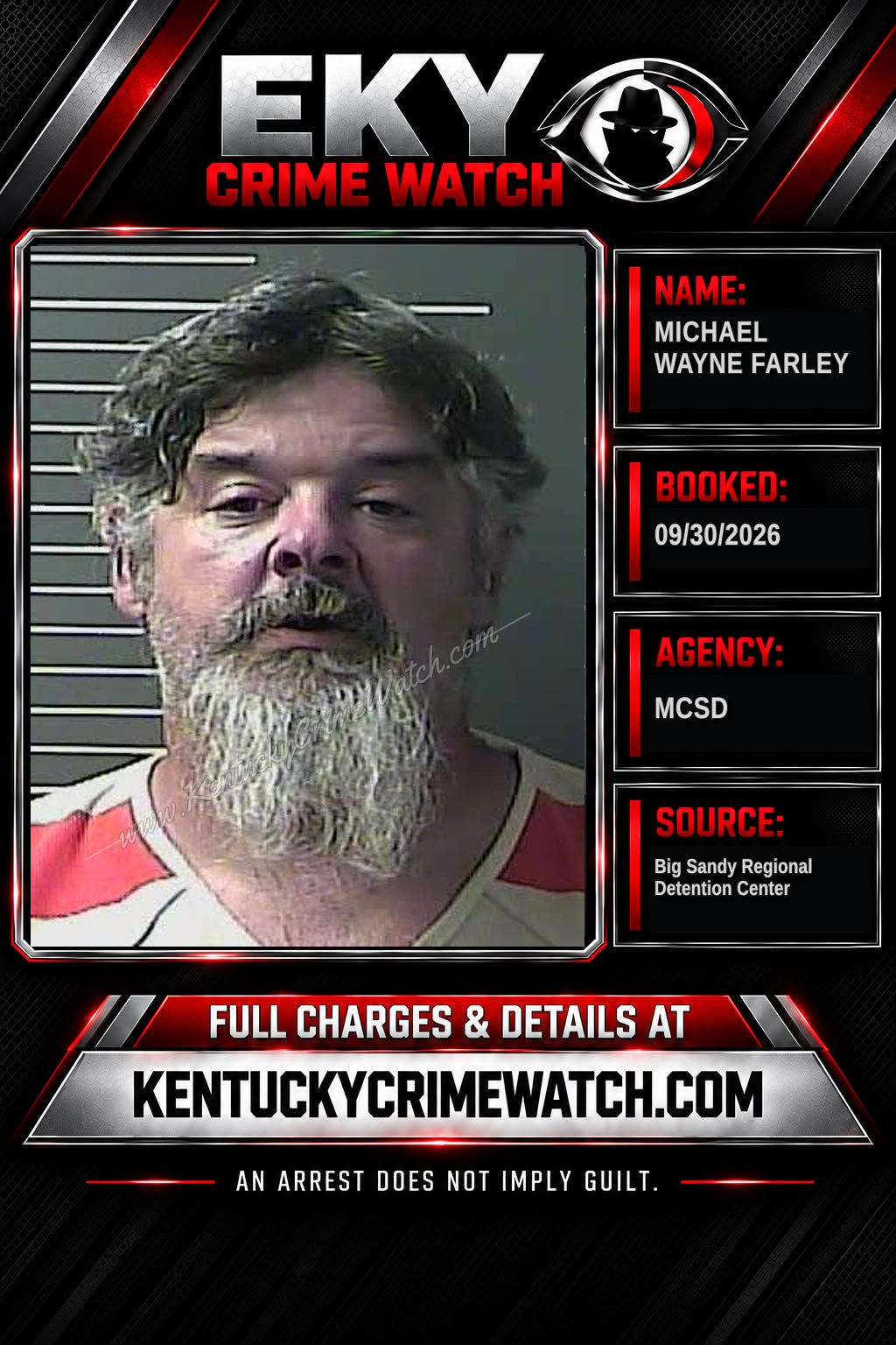 MICHAEL WAYNE FARLEY booking image