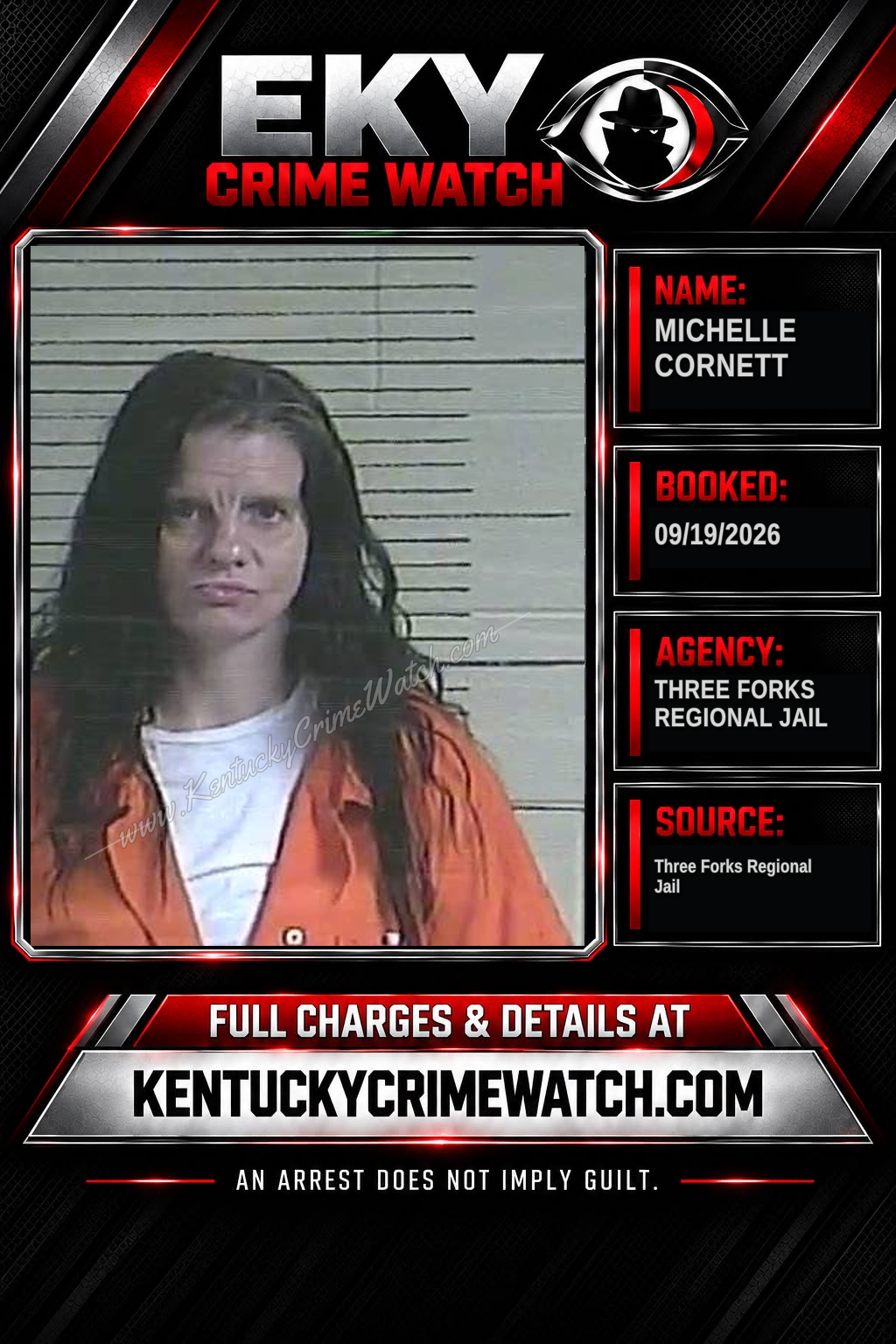 Michelle Cornett booking image