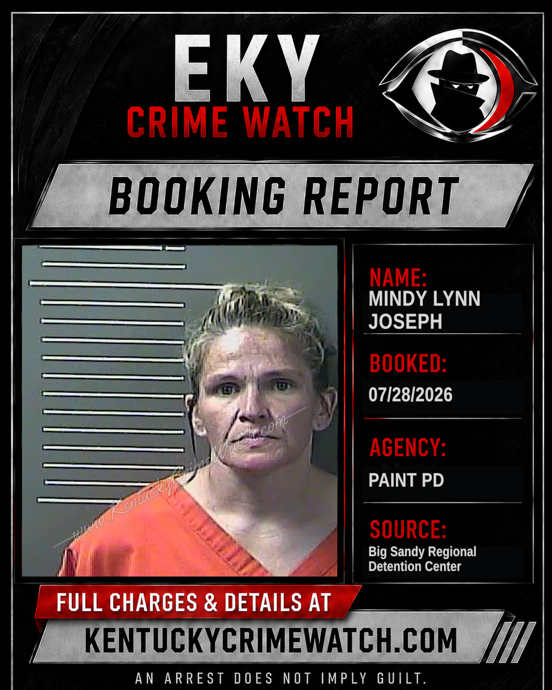 MINDY LYNN JOSEPH booking image