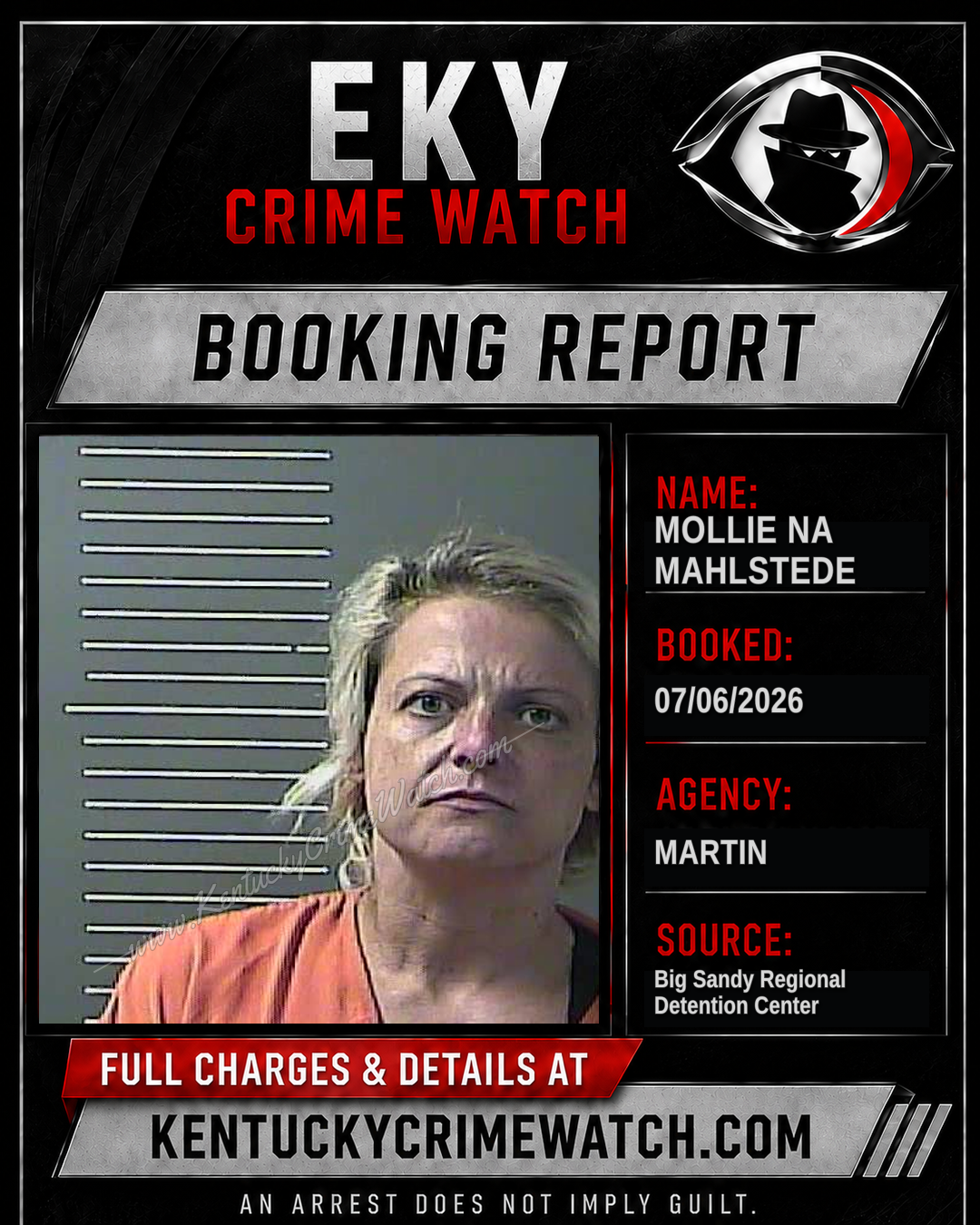 MOLLIE NA MAHLSTEDE booking image