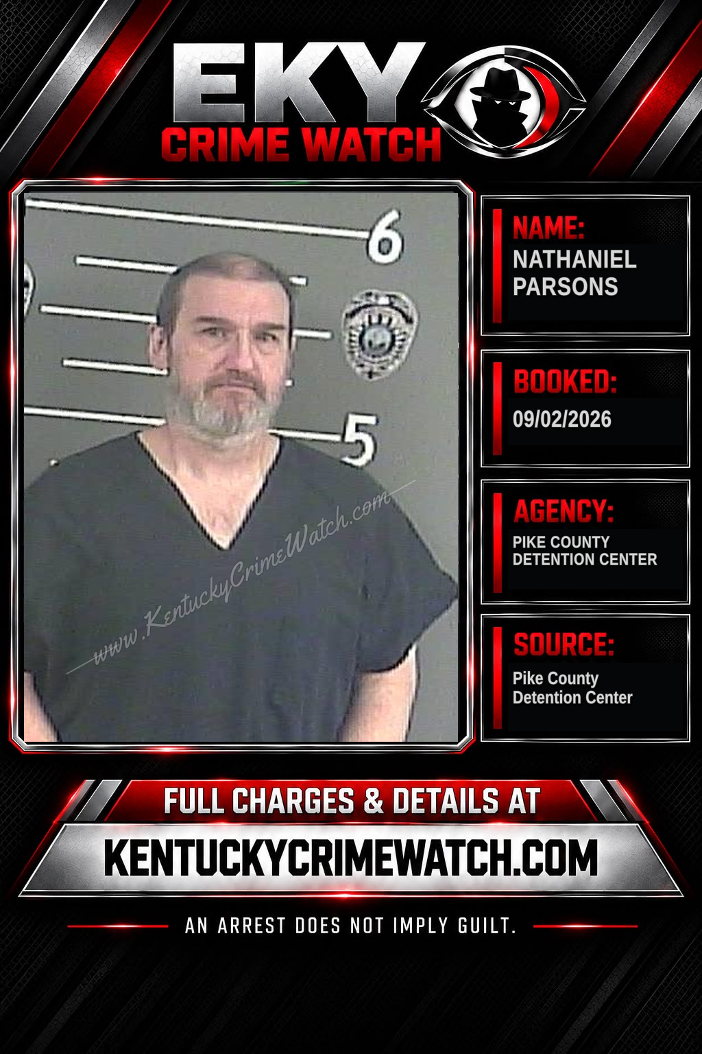 NATHANIEL PARSONS booking image