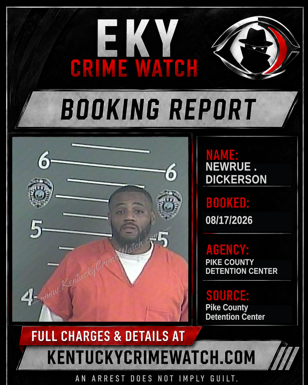 NEWRUE . DICKERSON booking image