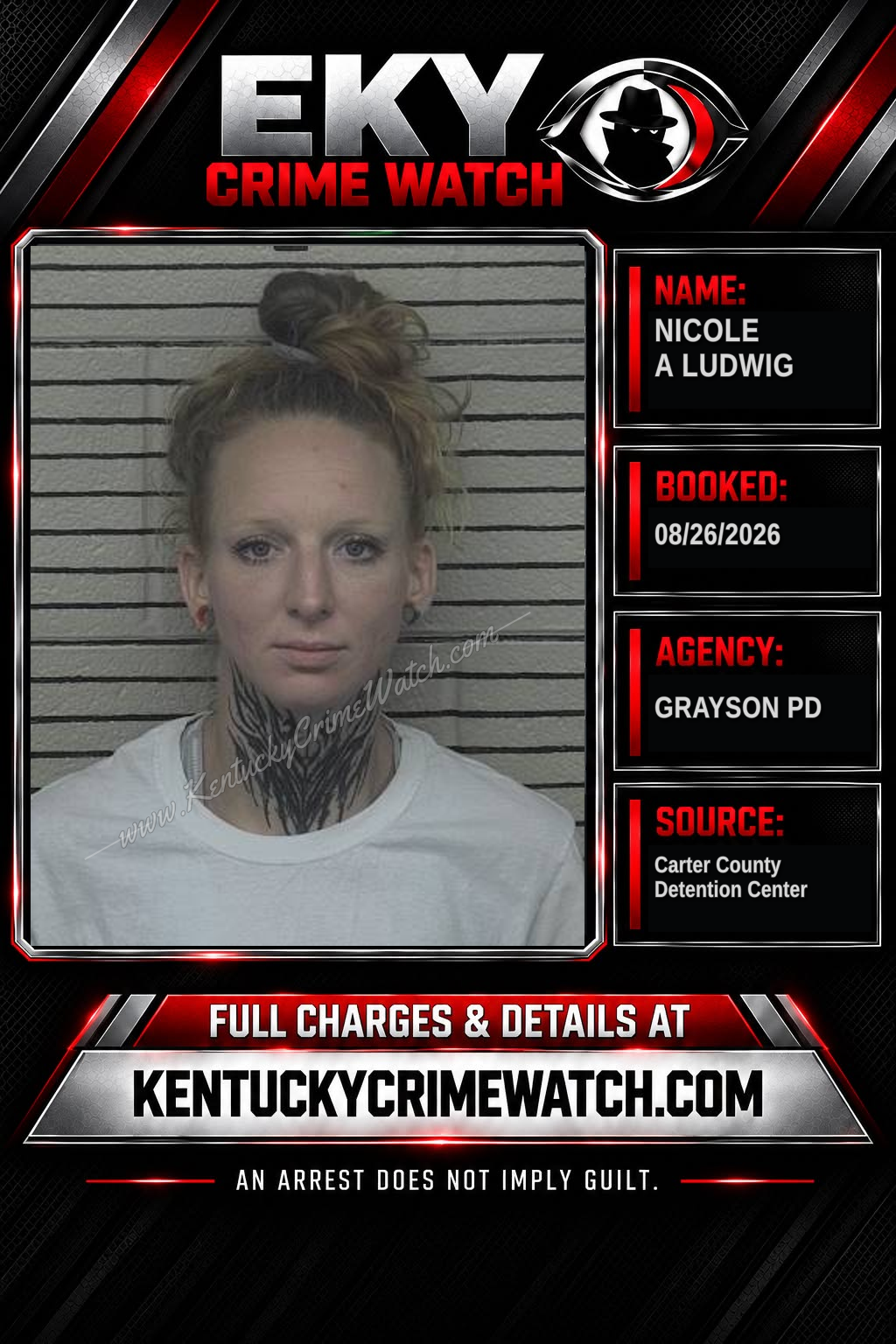 NICOLE A LUDWIG booking image