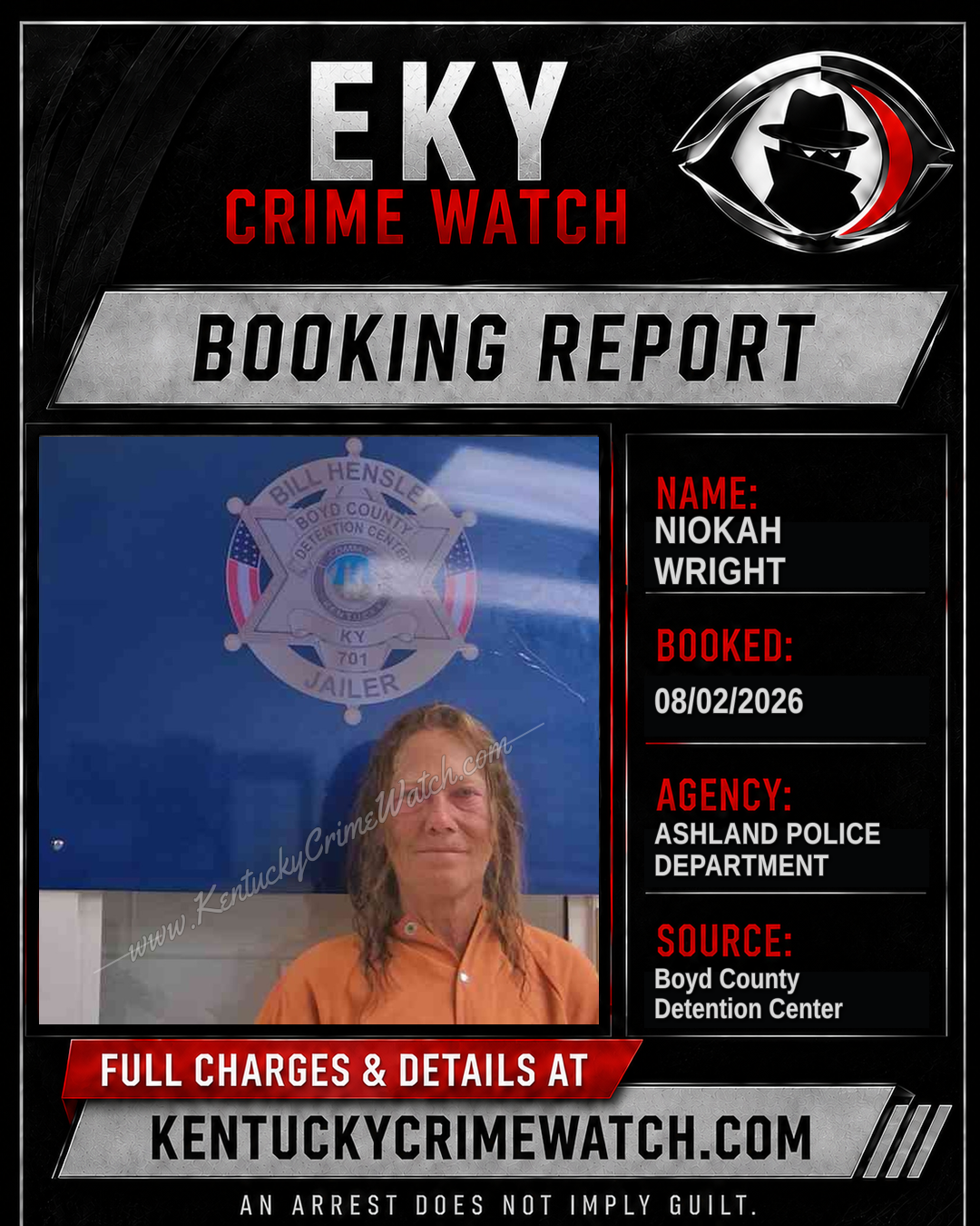 NIOKAH WRIGHT booking image