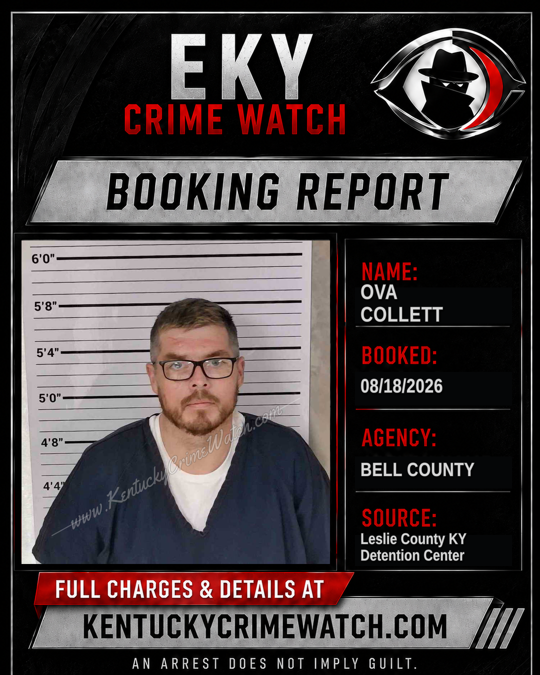 OVA COLLETT booking image