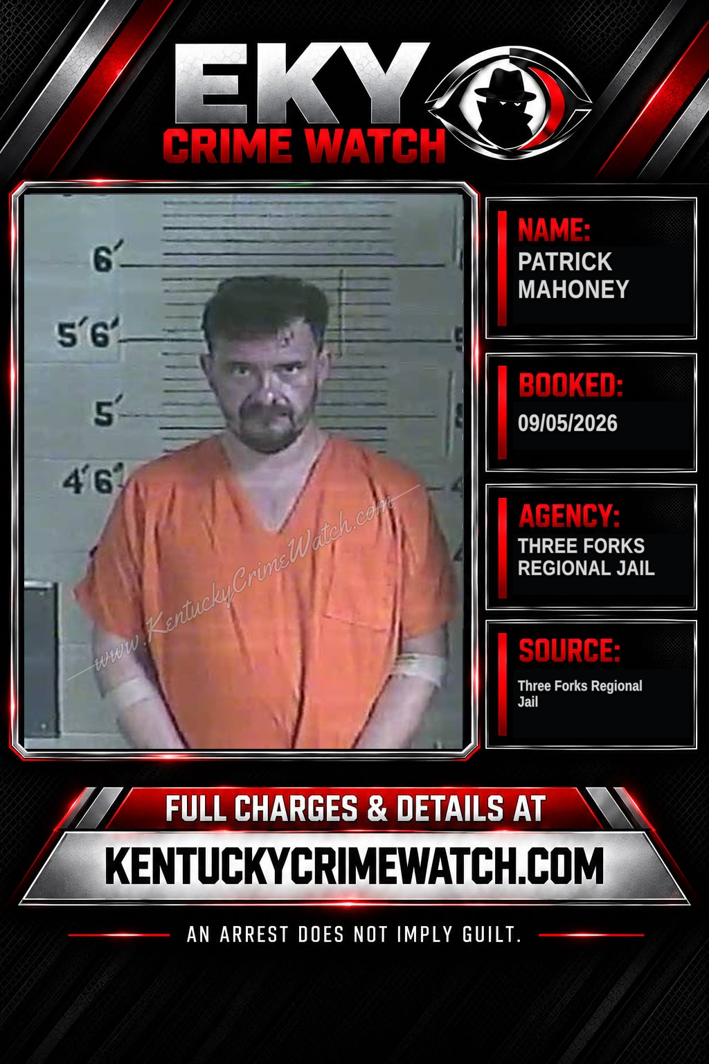 Patrick Mahoney booking image