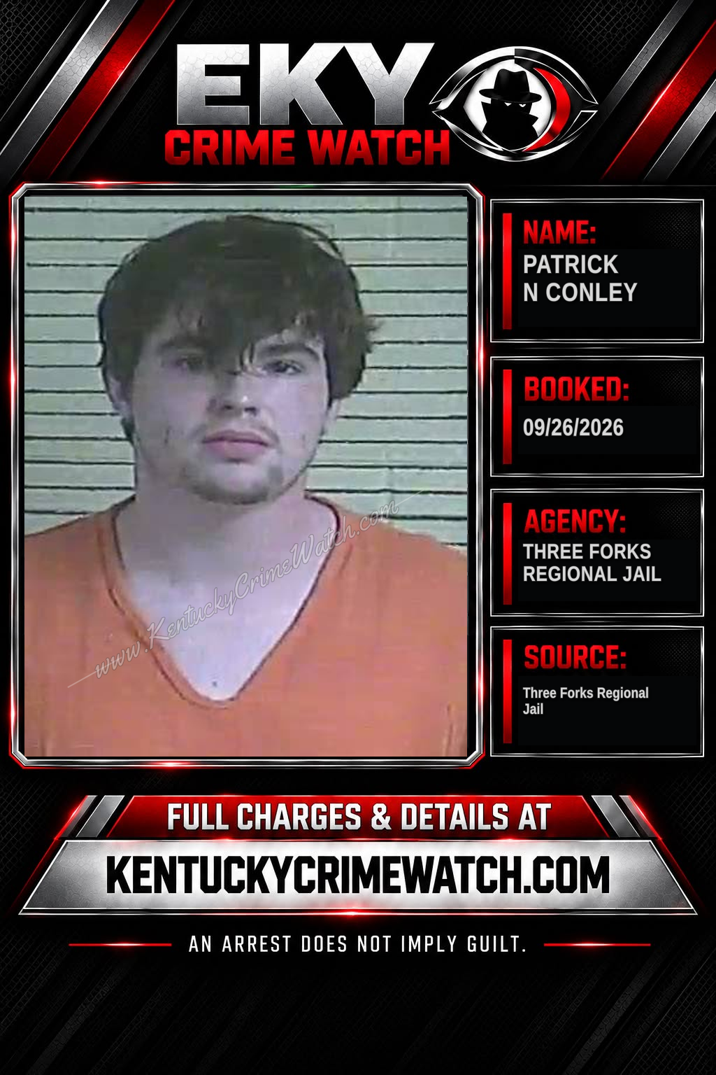 Patrick N Conley booking image