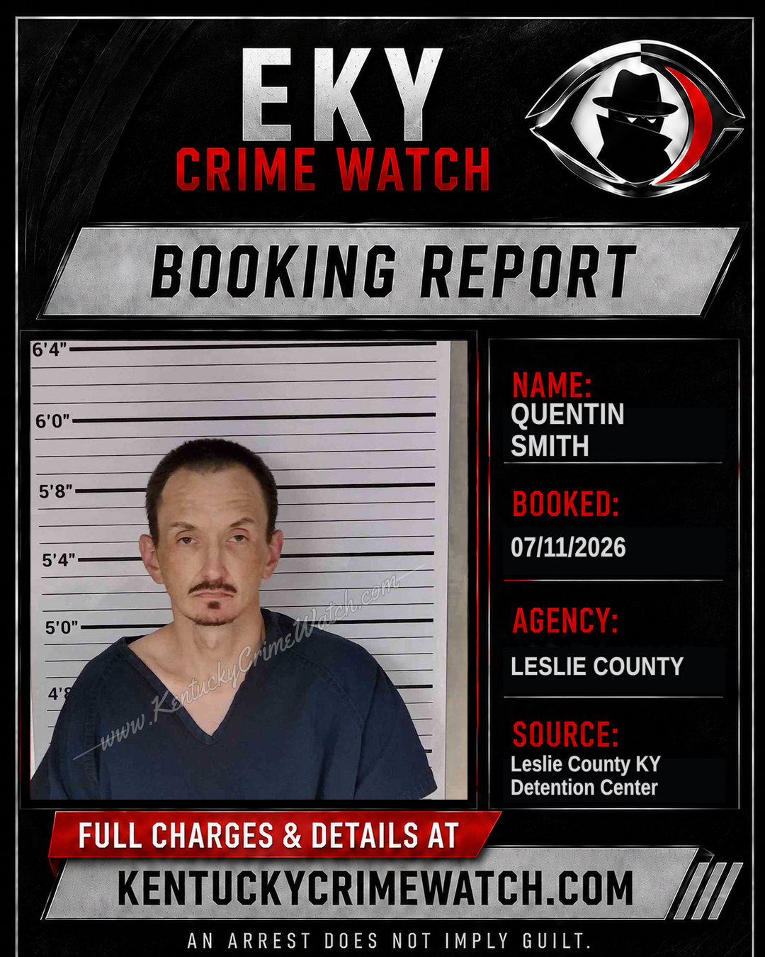 QUENTIN SMITH booking image