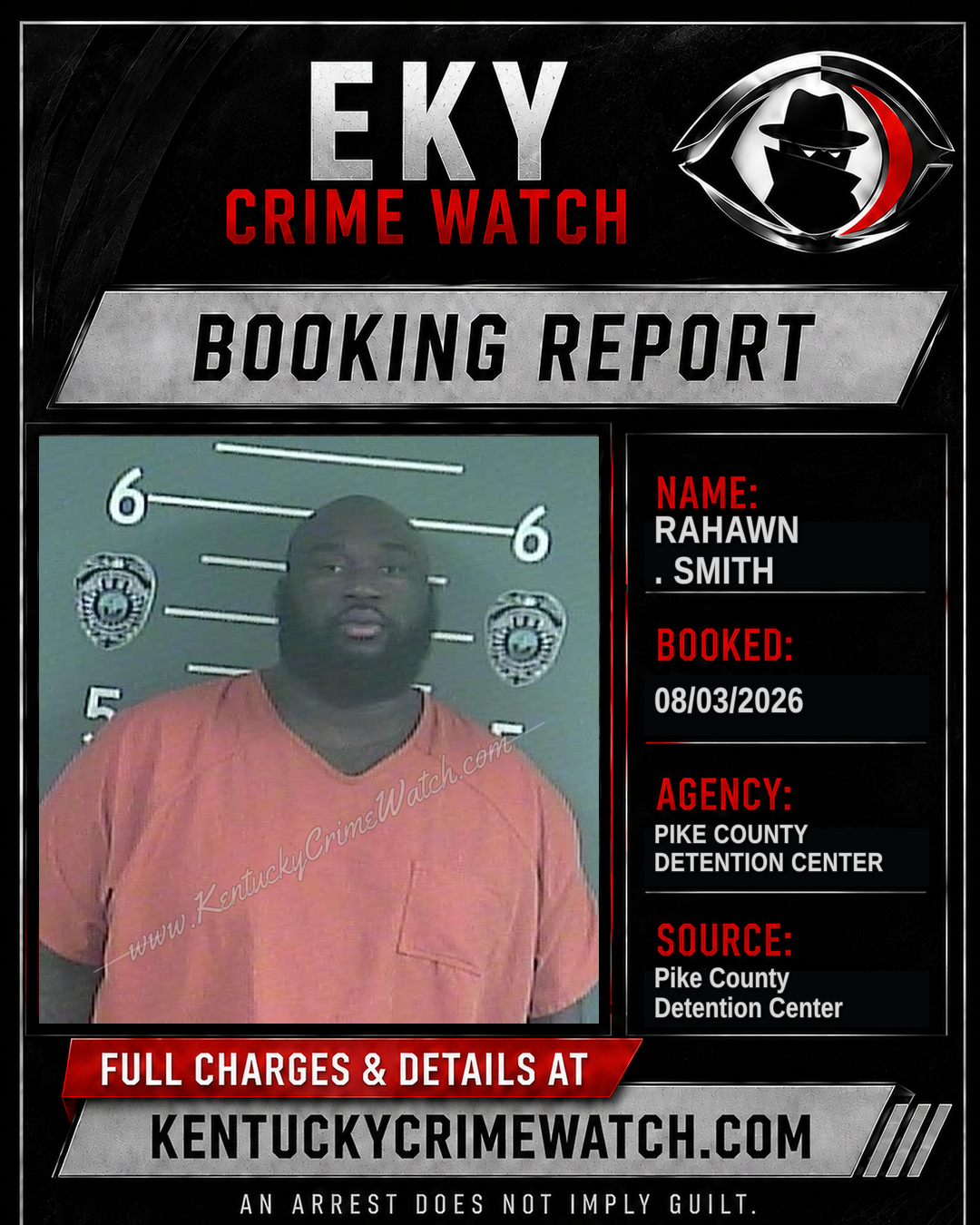 RAHAWN . SMITH booking image