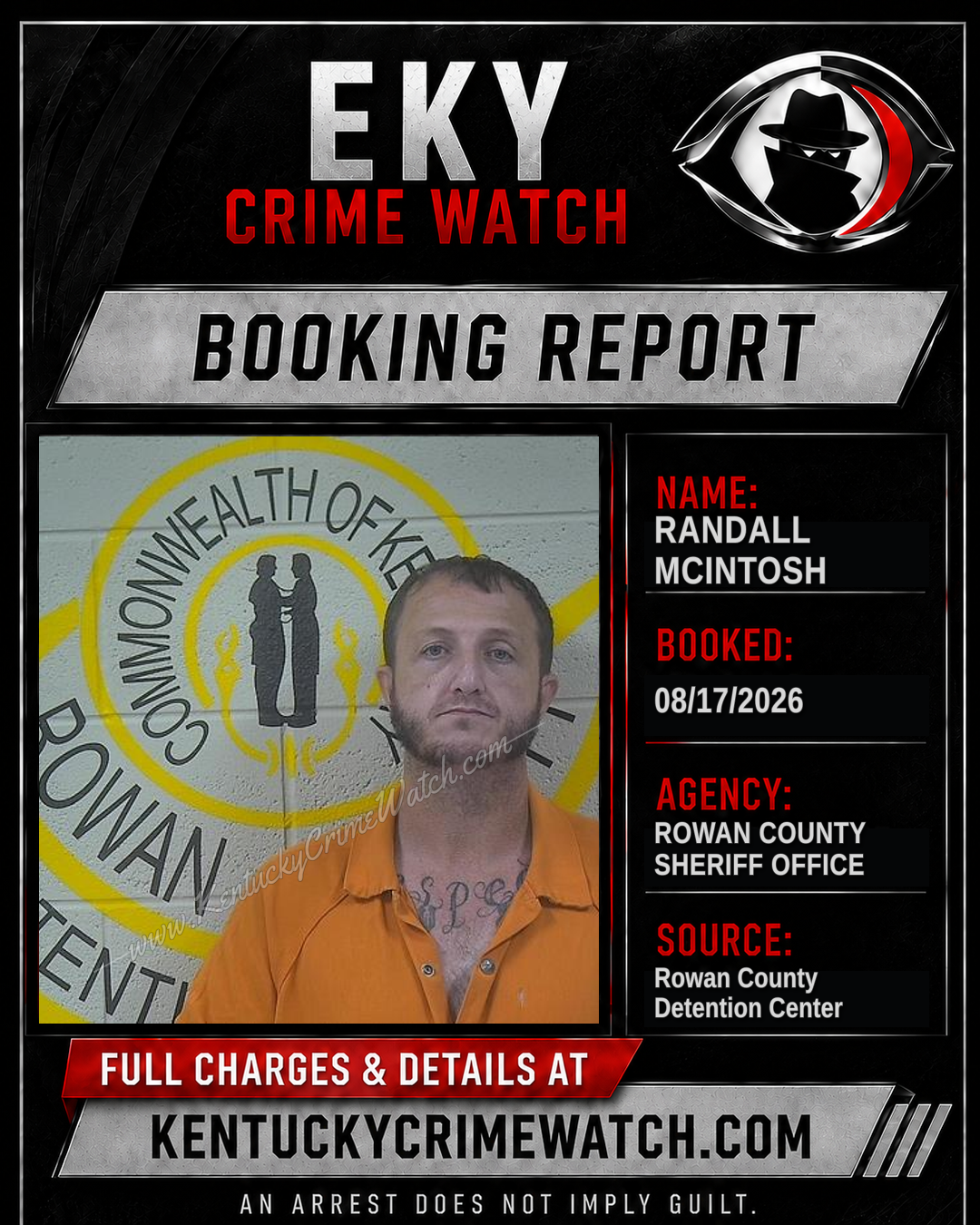 RANDALL MCINTOSH booking image