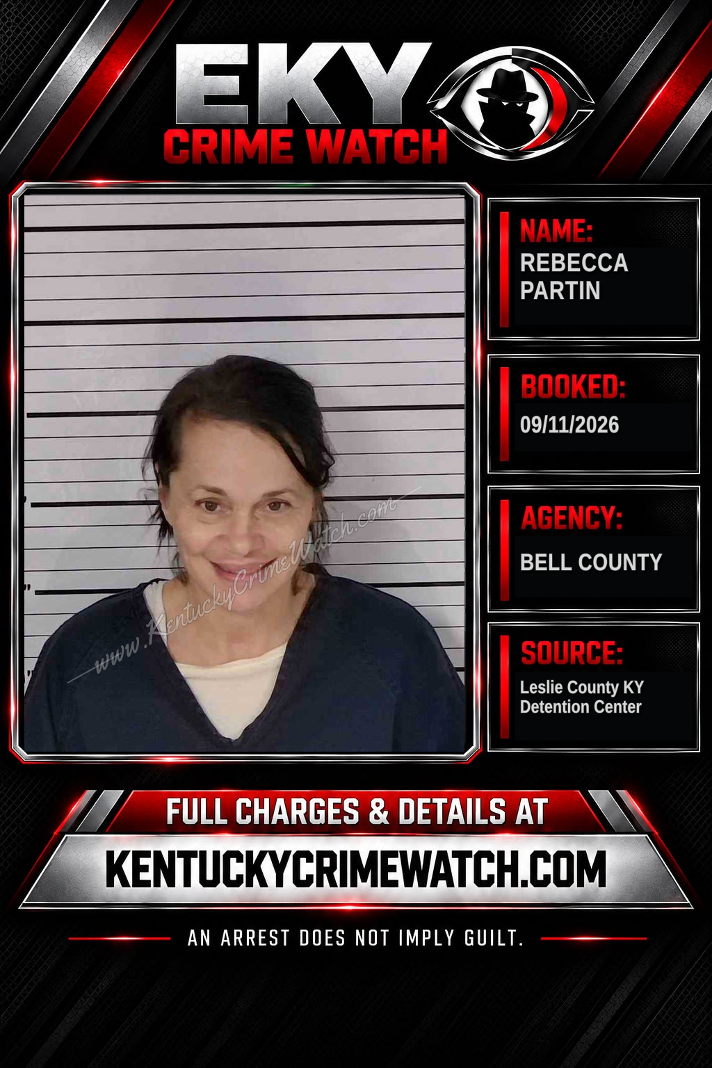 REBECCA PARTIN booking image