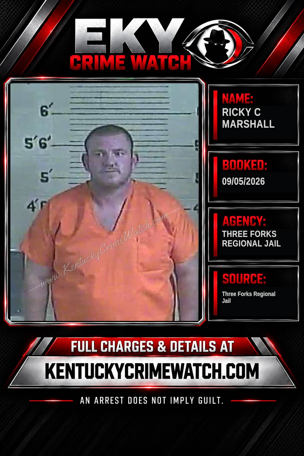 Ricky C Marshall booking image