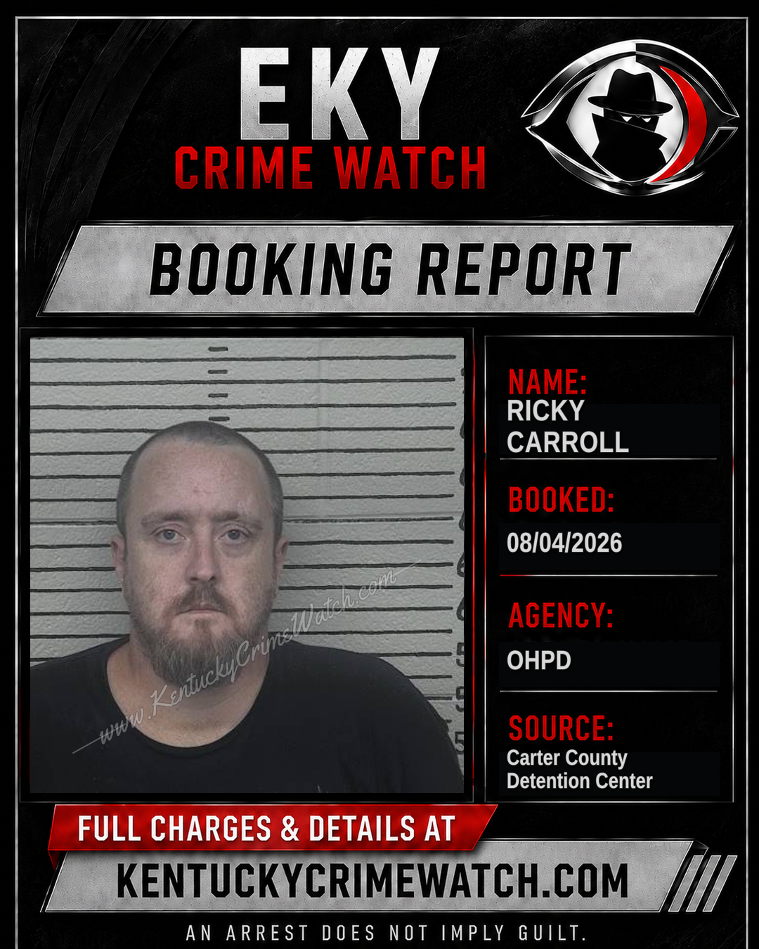 RICKY CARROLL booking image