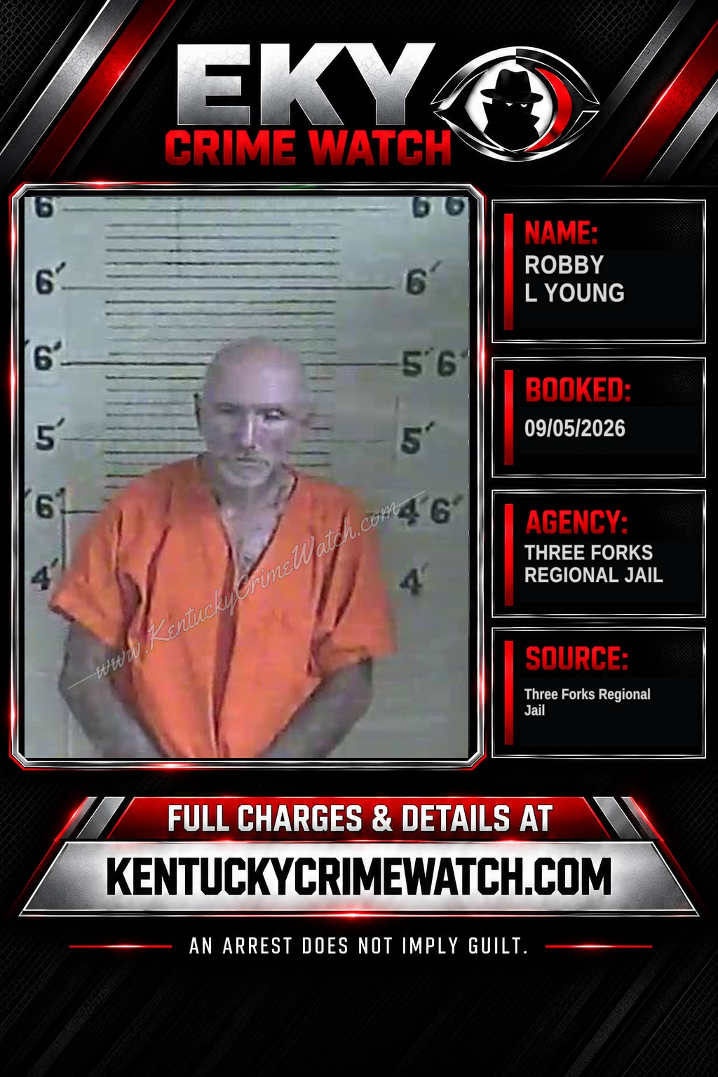 Robby L Young booking image