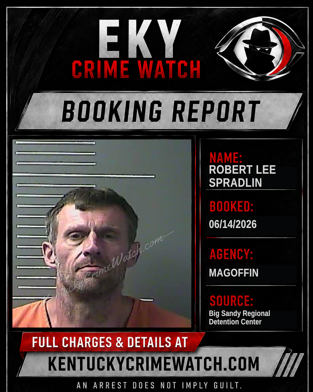 ROBERT LEE SPRADLIN booking image
