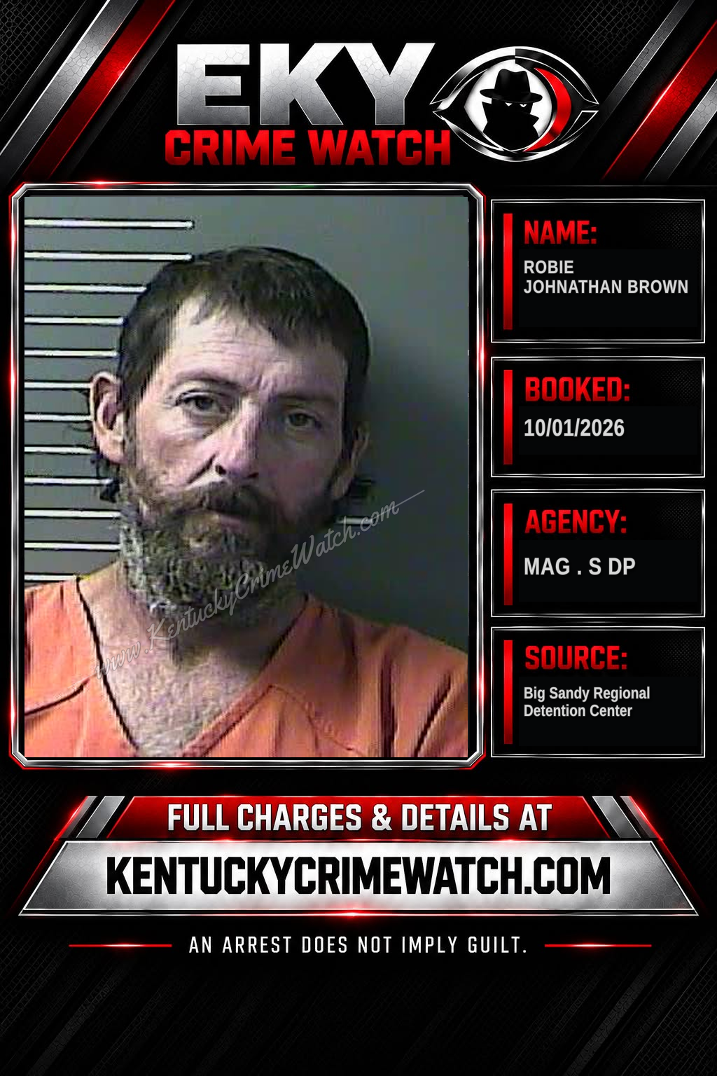 ROBIE JOHNATHAN BROWN booking image