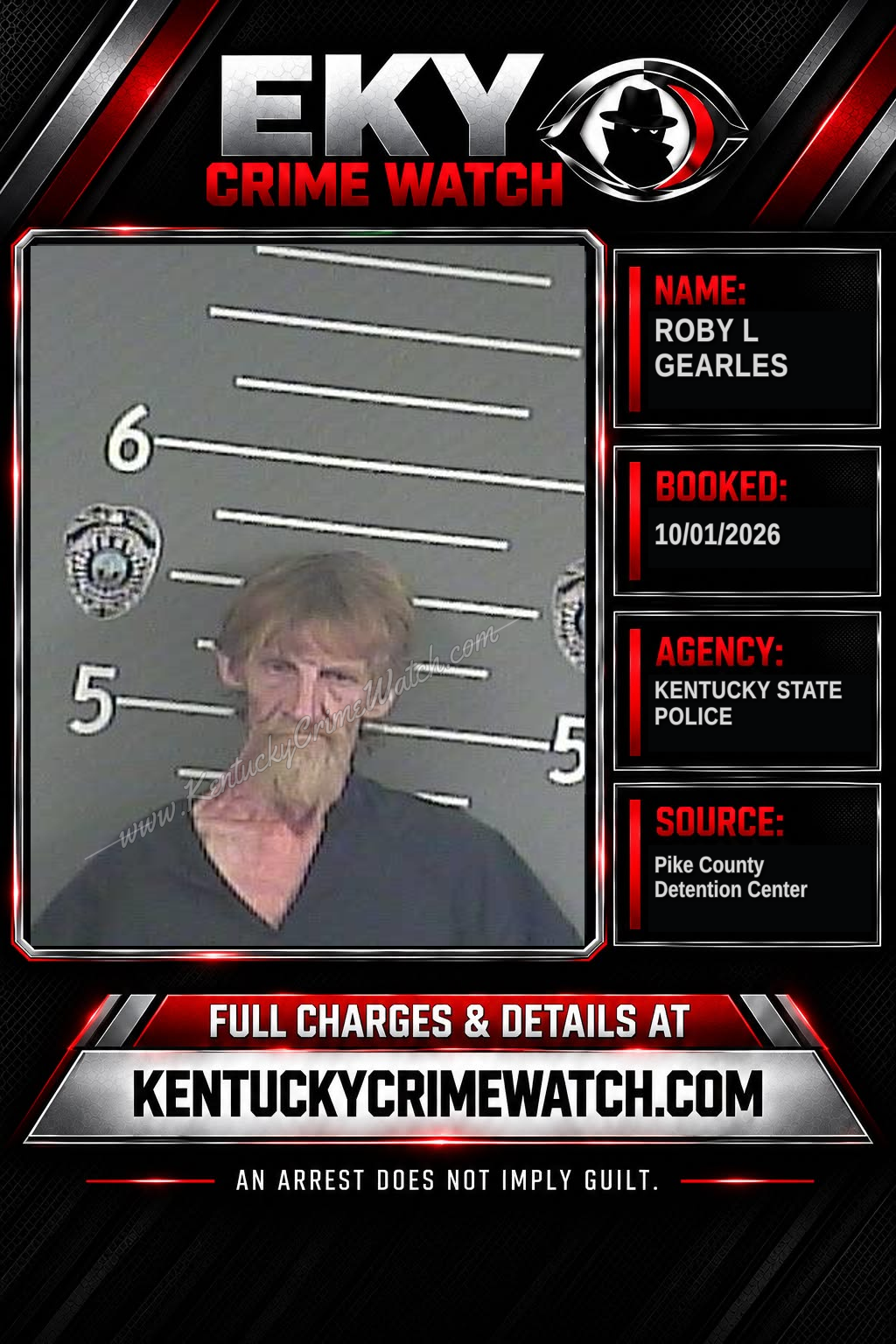 ROBY L GEARLES booking image