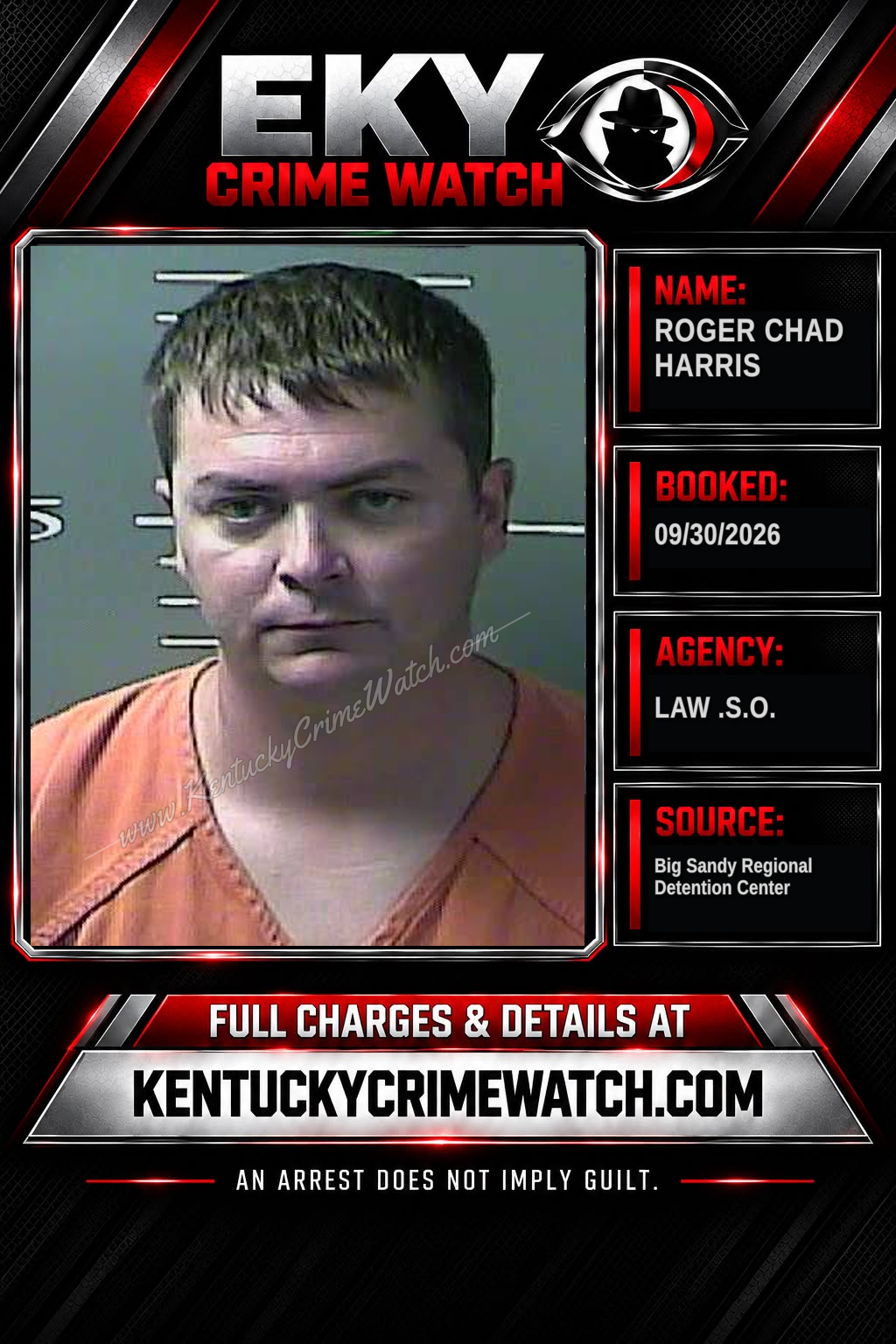 ROGER CHAD HARRIS booking image