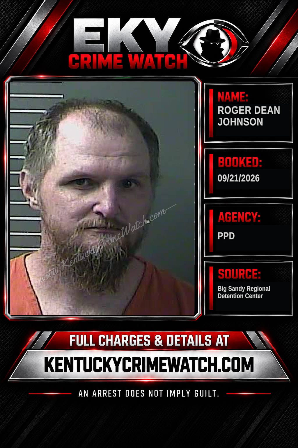 ROGER DEAN JOHNSON booking image